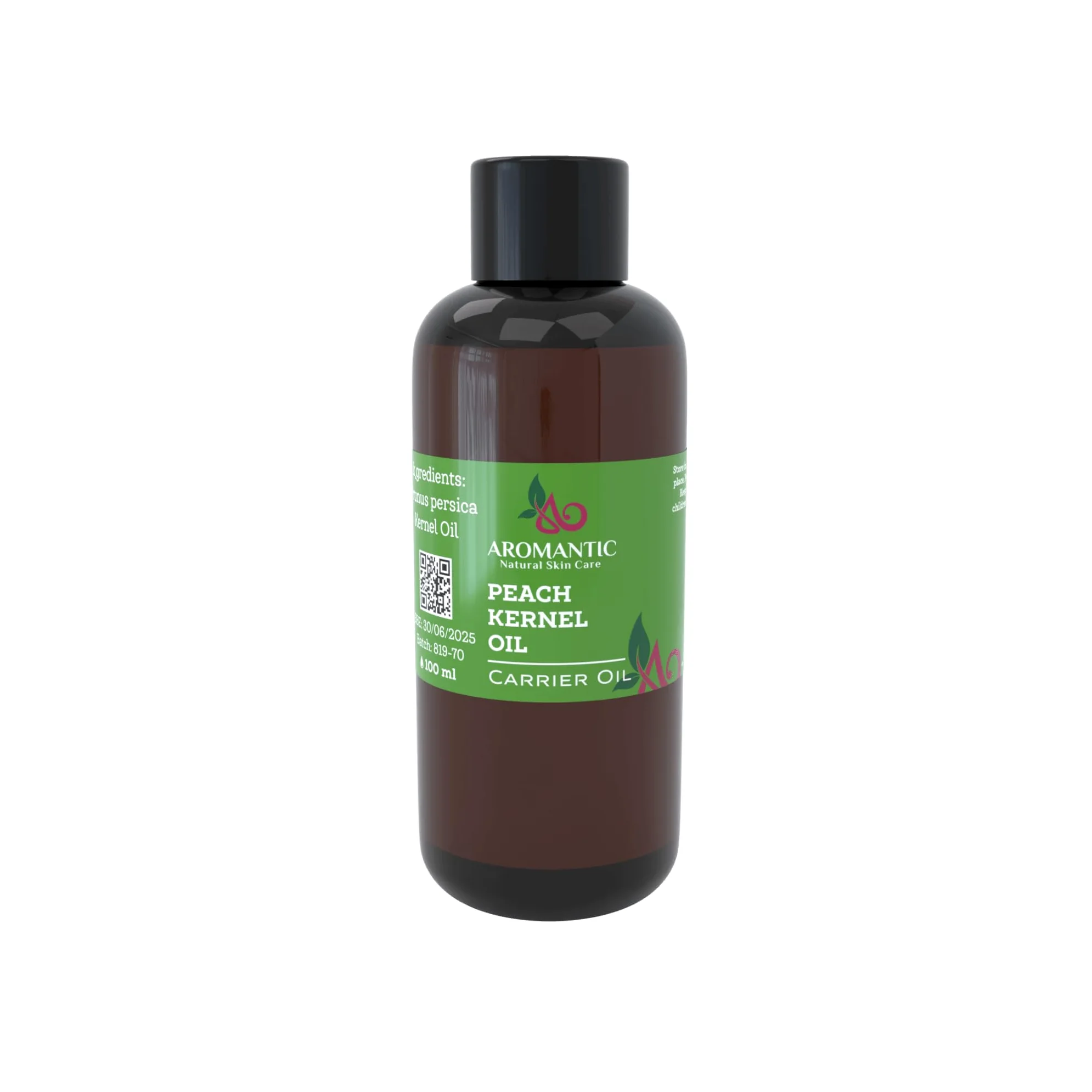 Aceite de Hueso de Durazno - Aceite Facial y Corporal Puro, Prensado en Frío para Piel Sensible, Seca y Madura - Aceite de Belleza Hidratante, Calmante y Ligero para un Cutis Suave y Radiante 100 ml