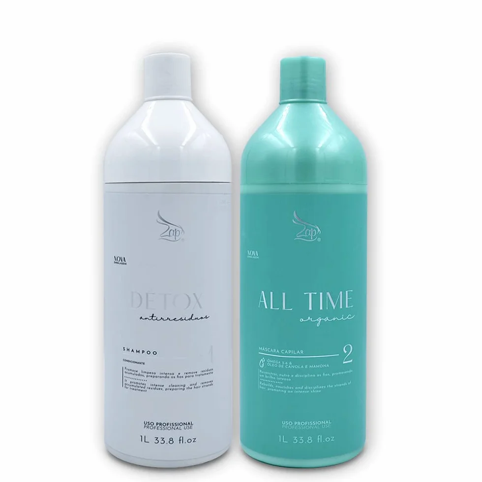 Zap All Time Smoothing System Organic Long-lasting Straightening 2x1L