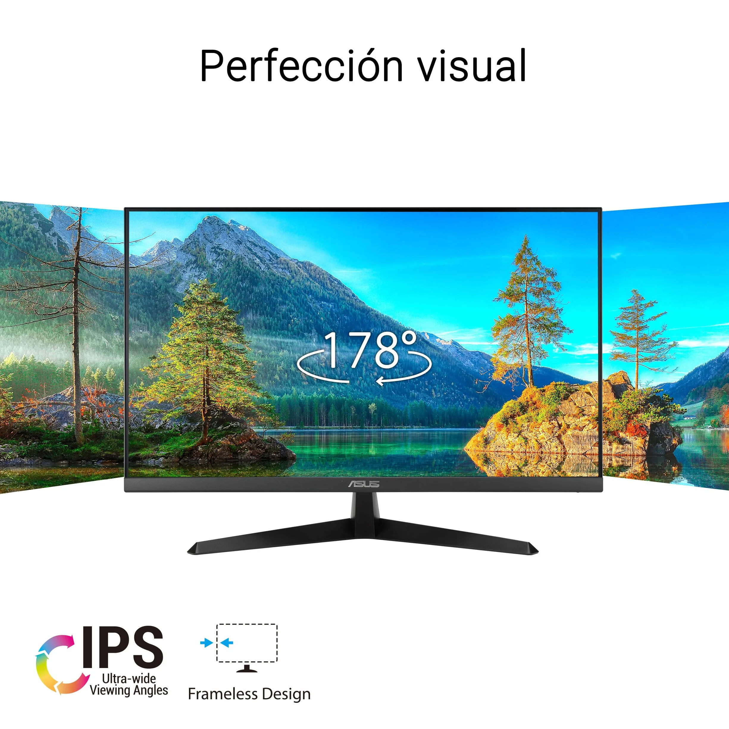ASUS VY249HGR Monitor Gaming 23.8" FHD 1920x1080 IPS 120Hz 1ms Adaptive Sync Eye Care Plus