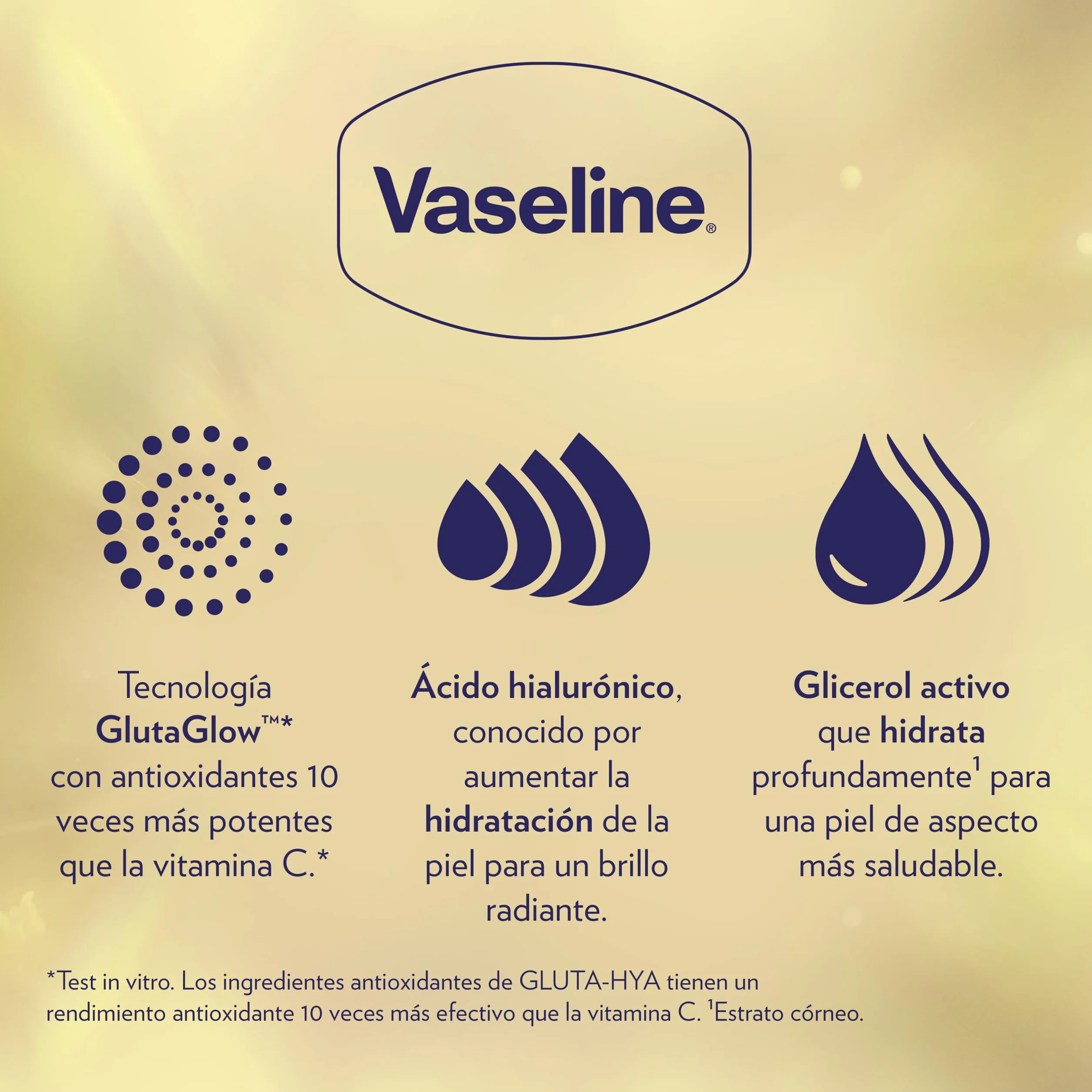 Vaseline Gluta-HYA Sérum Corporal Flawless Tone 200ml con Ácido Hialurónico y Glicerol