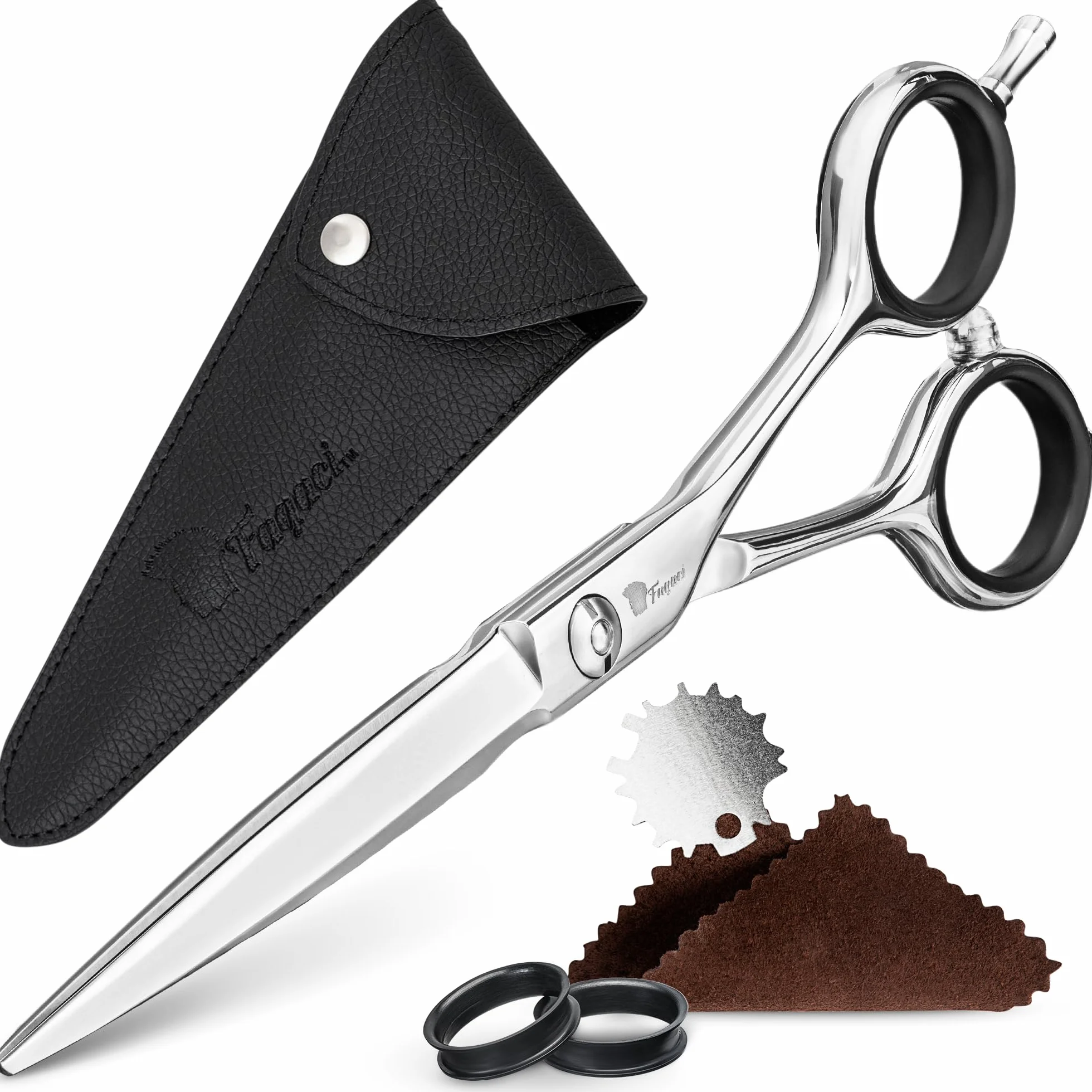Tijeras Peluqueria Profesional 6 Pulgadas Cuchillas Finas Acero 440C