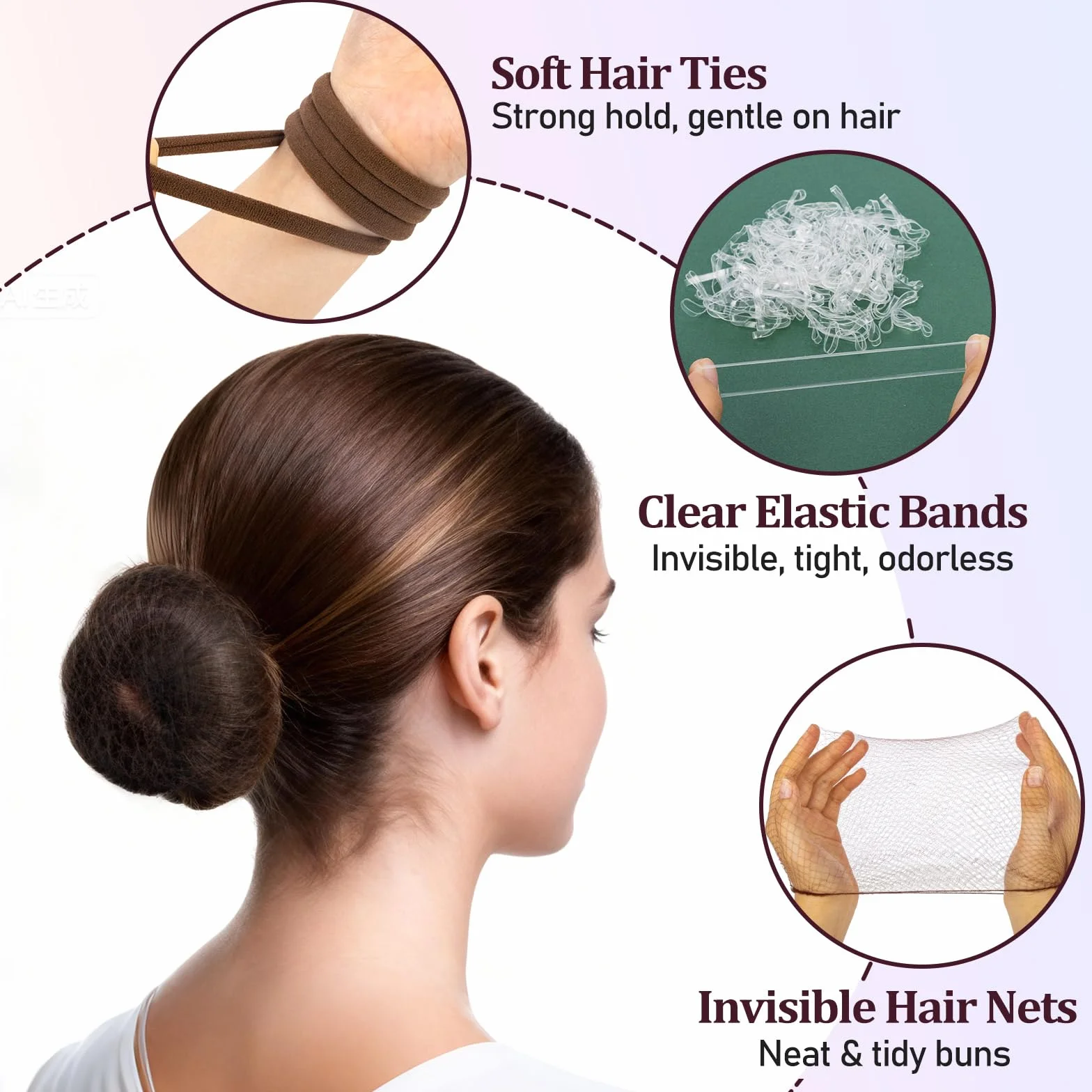Accesorios para el Cabello Kit 385 Piezas Horquillas Pelo Mujer con Caja
