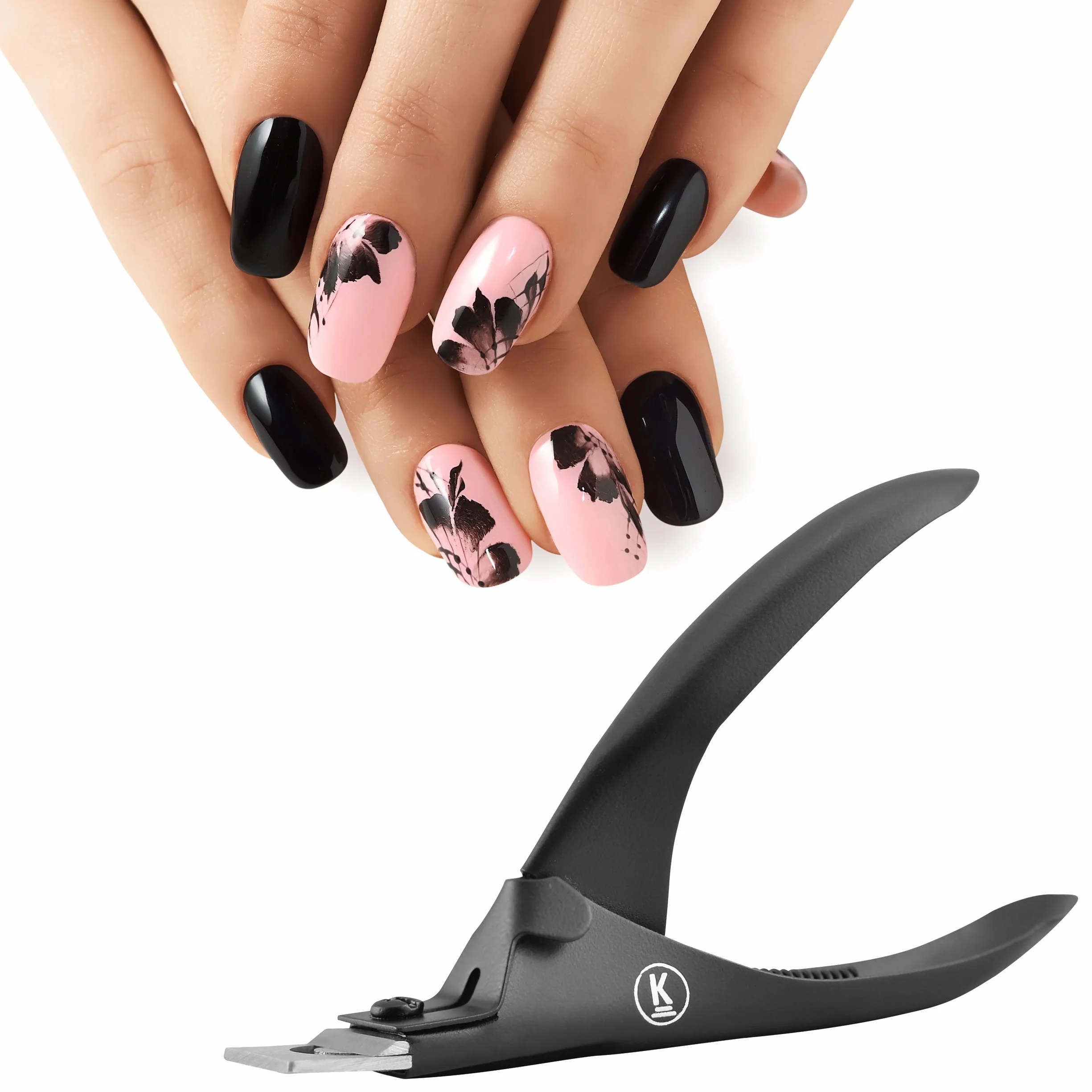 K-Pro Cortapuntas Metal Clipper - Cortaúñas y Cortador para Uñas Postizas
