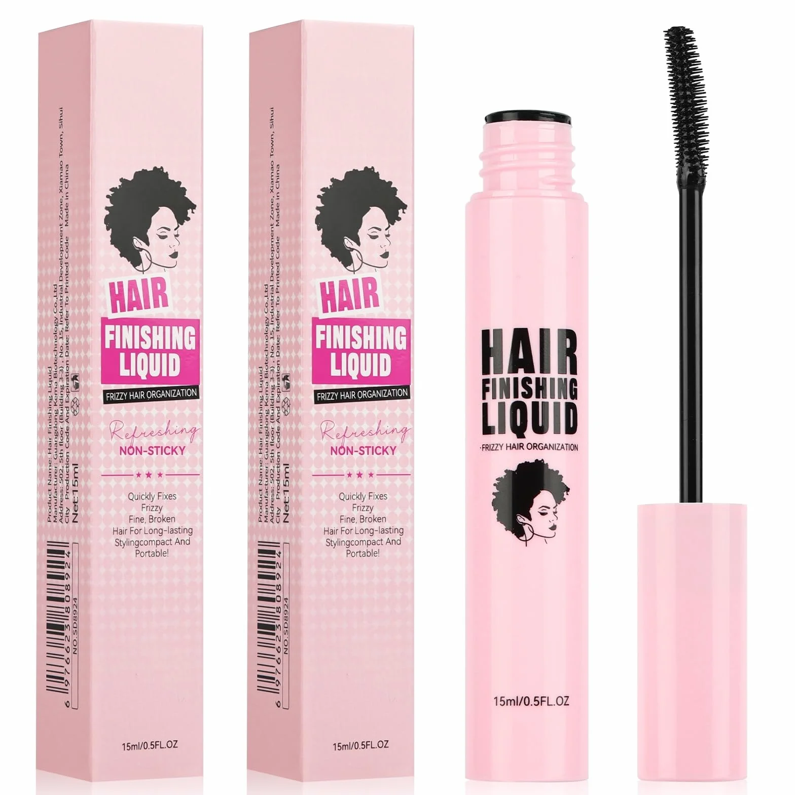 Hairfeel Stick 2 Piezas Barra de Cera para Cabello Roto 15ml*2