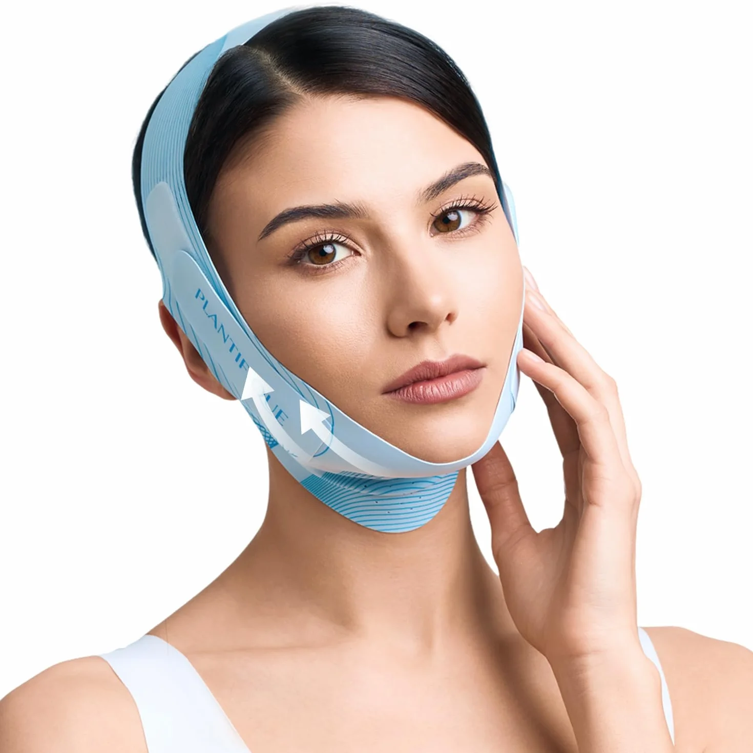PLANTIFIQUE Mentonera Papada Reutilizable Mascarilla Facial V-Line Lifting Chin Strap