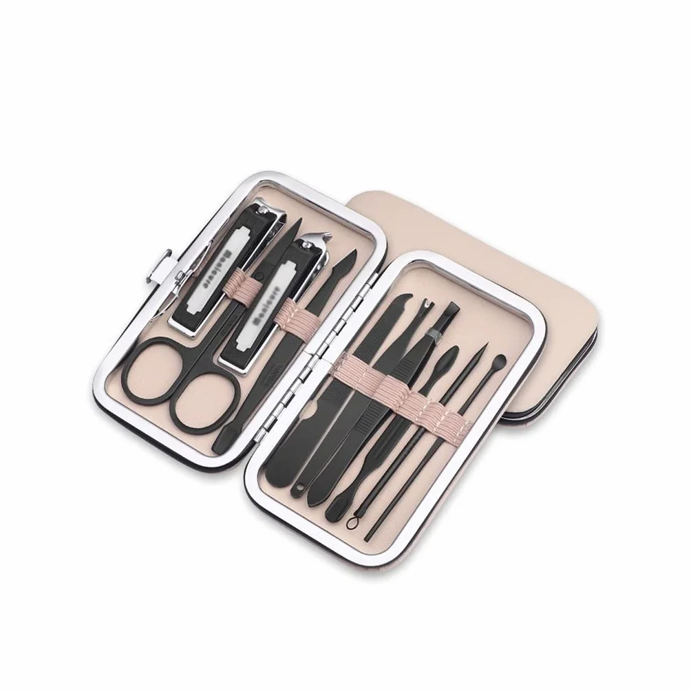 Kit de cortaúñas Juego de cortaúñas para adultos Cortaúñas de acero inoxidable para adultos Kit de pedicura Kit de belleza de manicura Kit de belleza de viaje portátil Juego de manicura (Tamaño : D) (