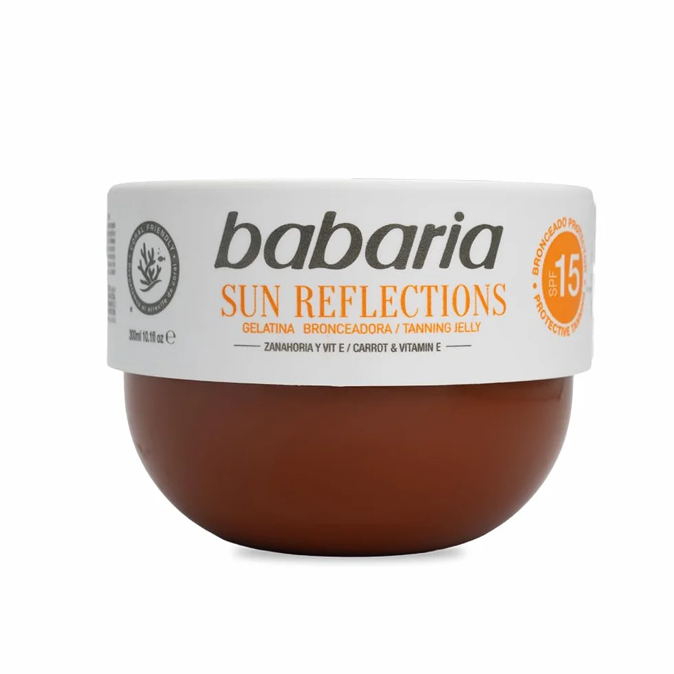 Babaria Gelatina Bronceadora Zanahoria SPF15 300 ml Acelerador Bronceado Protección Media