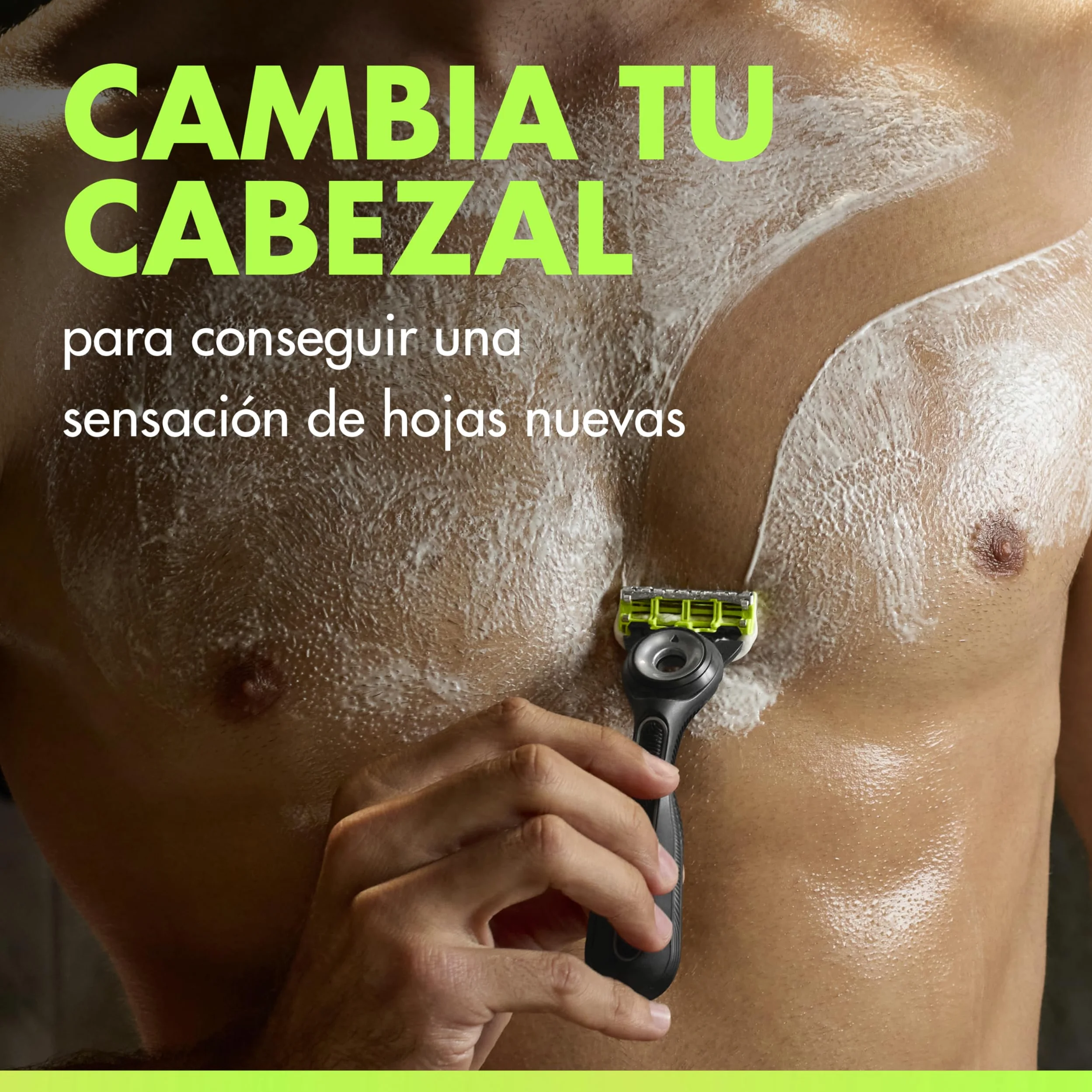 GilletteLabs Body + Intimate Cuchillas de Afeitar Cuerpo Hombre, Pack de 10 | Recambios de 2 Hojas, Banda Lubricante, Barra Anti-Vellos Enquistados Y Anti-Irritación, Depilación de La Zona Íntima Hombre
