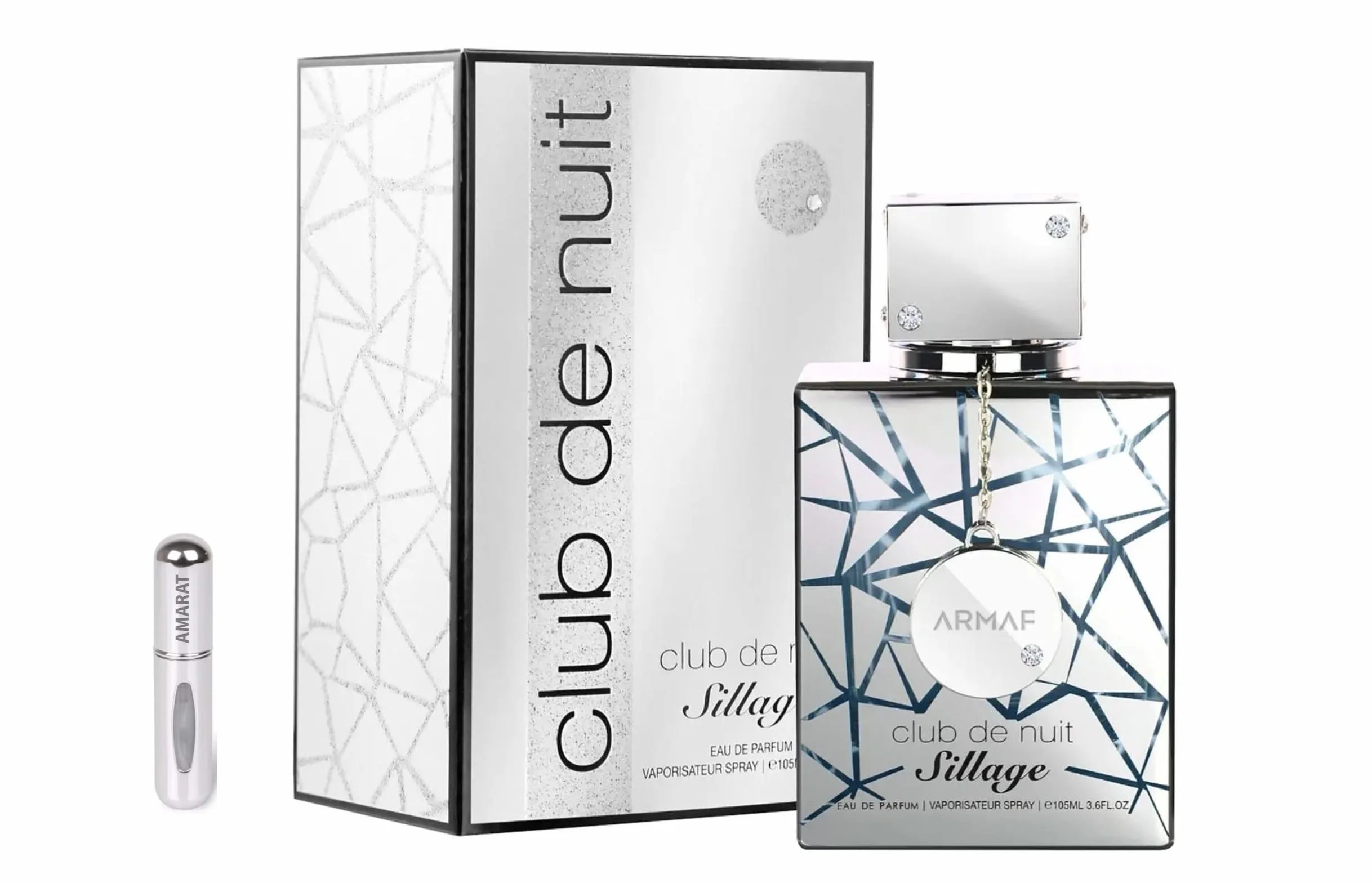Club de Nuit Sillage Eau de Parfum 105 ml Perfume Árabe Unisex Larga Duración