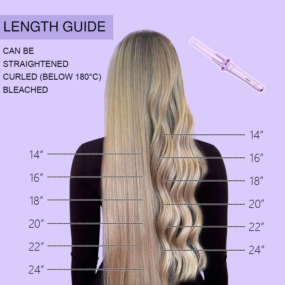 Extensiones de Pelo Natural Marrón Oscuro Cabello Humano 20 Piezas 35cm 40g