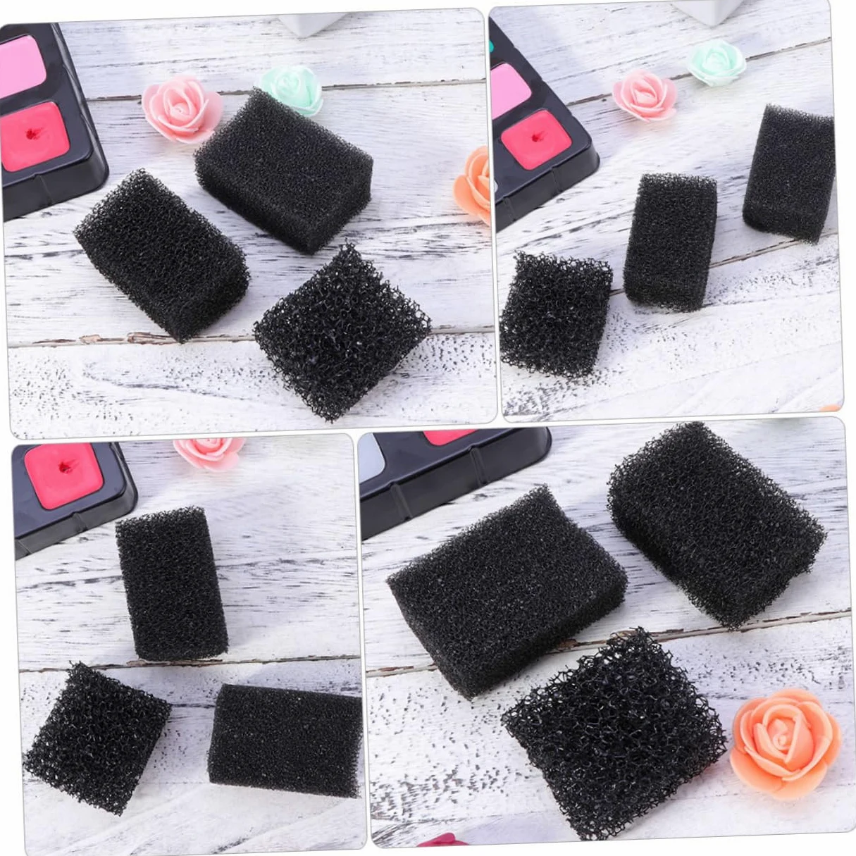 Didiseaon 28 Piezas esponja de efectos especiales maquillaje efectos halloween esponja facial para maquillaje halloween maquillaje maquilhagem halloween esponja de maquillaje esponja densa