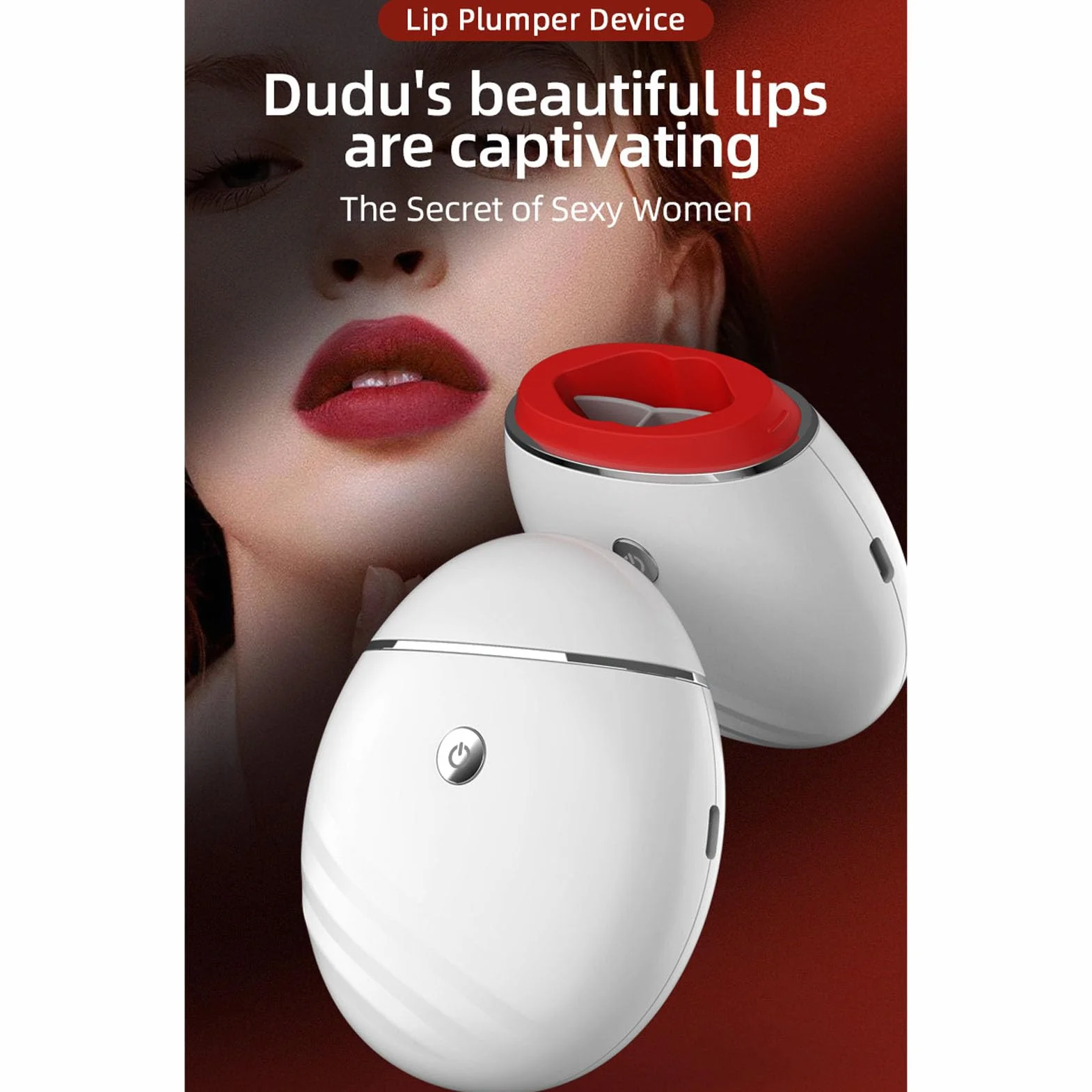 Potenciador de Labios Eléctrico de Silicona, Herramienta de Belleza Reafirmante Automática