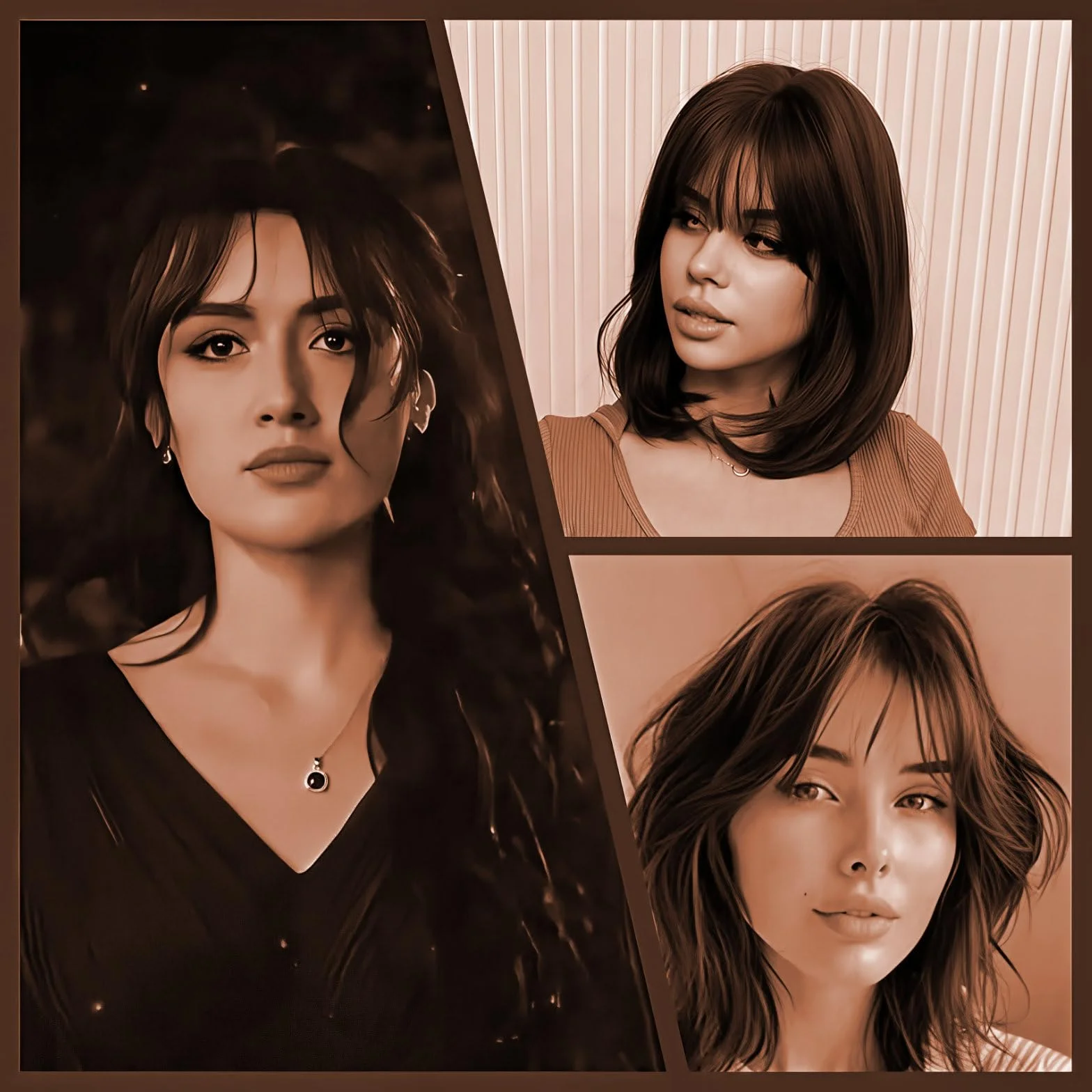 Flequillo Postizo Remy Cabello Natural con Clip, 2 Clips, Parte Central, 3D Plano con Patillas, Extensión de Cabello para Mujeres