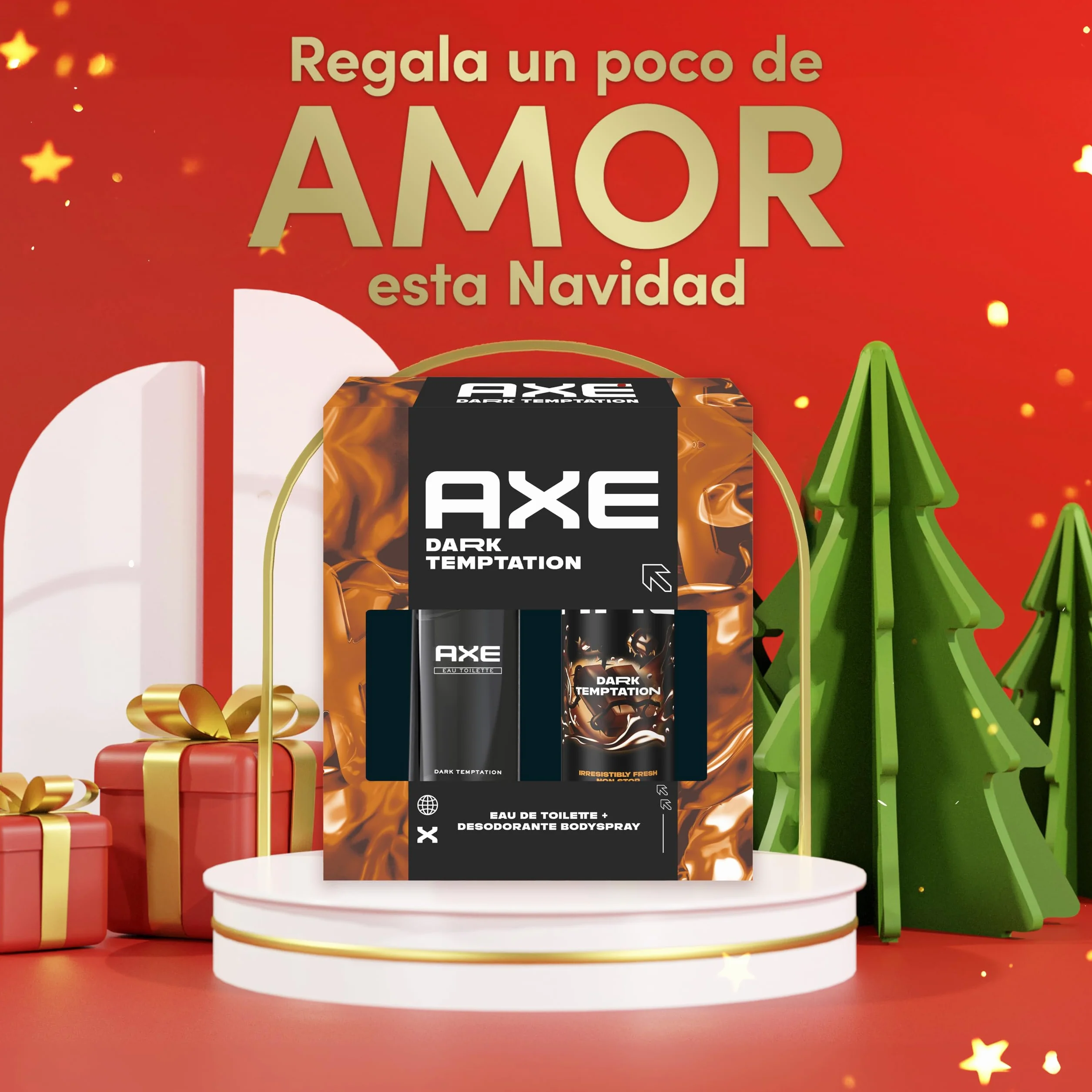 Axe Dark Temptation Set Cuidado para hombre