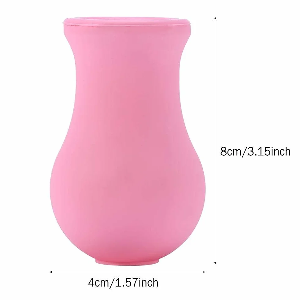 Enhancer de labios en forma de jarrón, dispositivo de aumento de labios de silicona para mujeres, herramienta de belleza