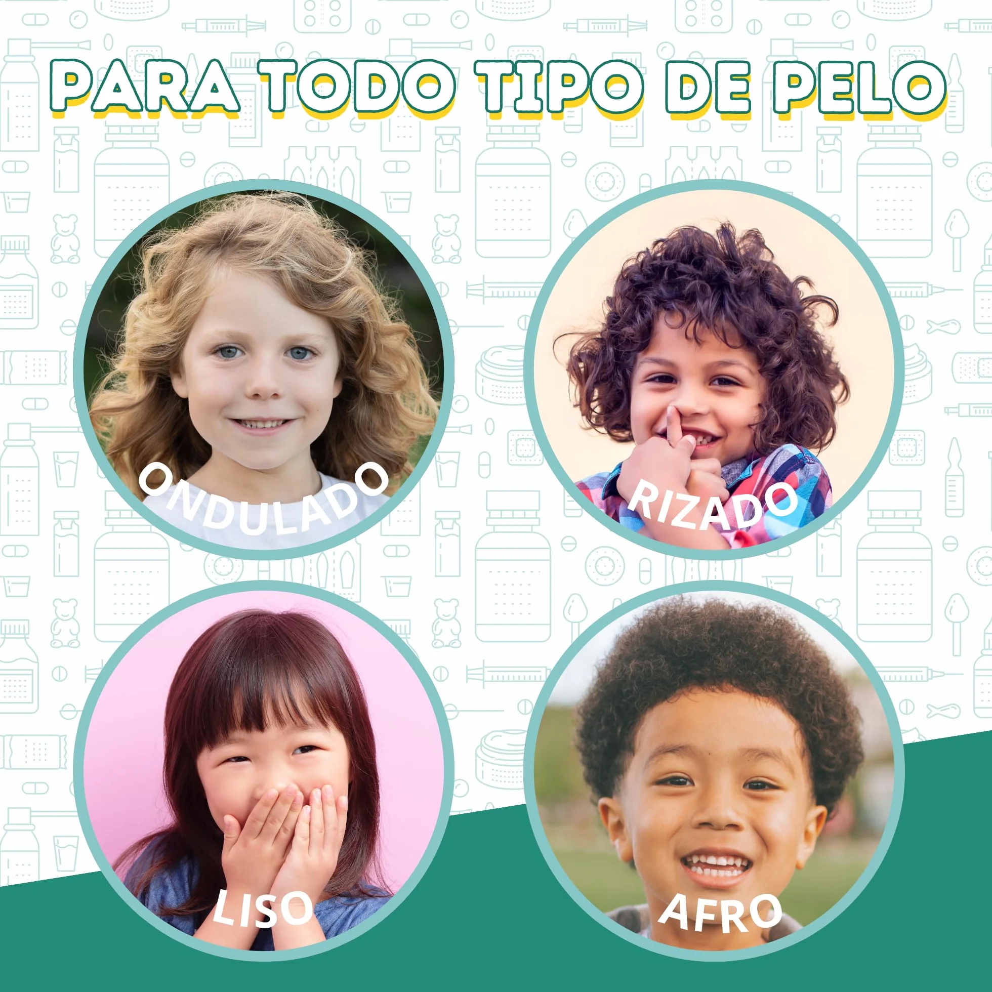 Ph Pro Heat Liendrera Profesional Antipiojos Infantil - Peine para Eliminar Piojos y Liendres