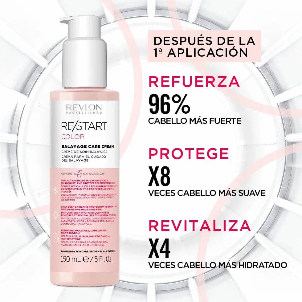 REVLON PROFESSIONAL RE/START COLOR Balayage Care Cream 150ml Sin Aclarado Protector del Calor