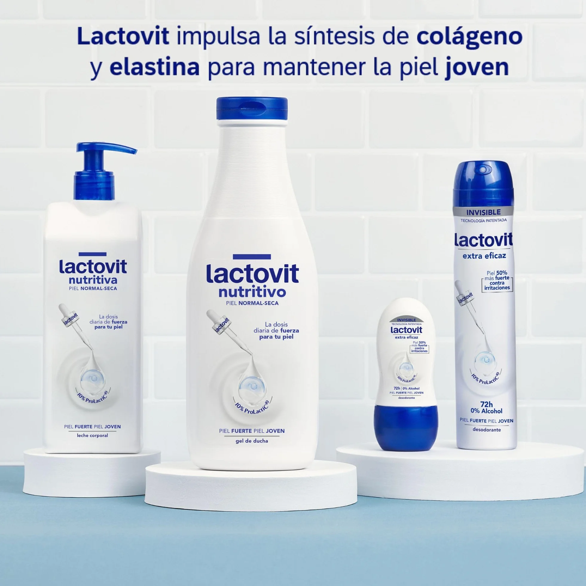 Lactovit Desodorante Extra Eficaz con Microcápsulas Protect 0% Alcohol Anti-irritaciones 72H