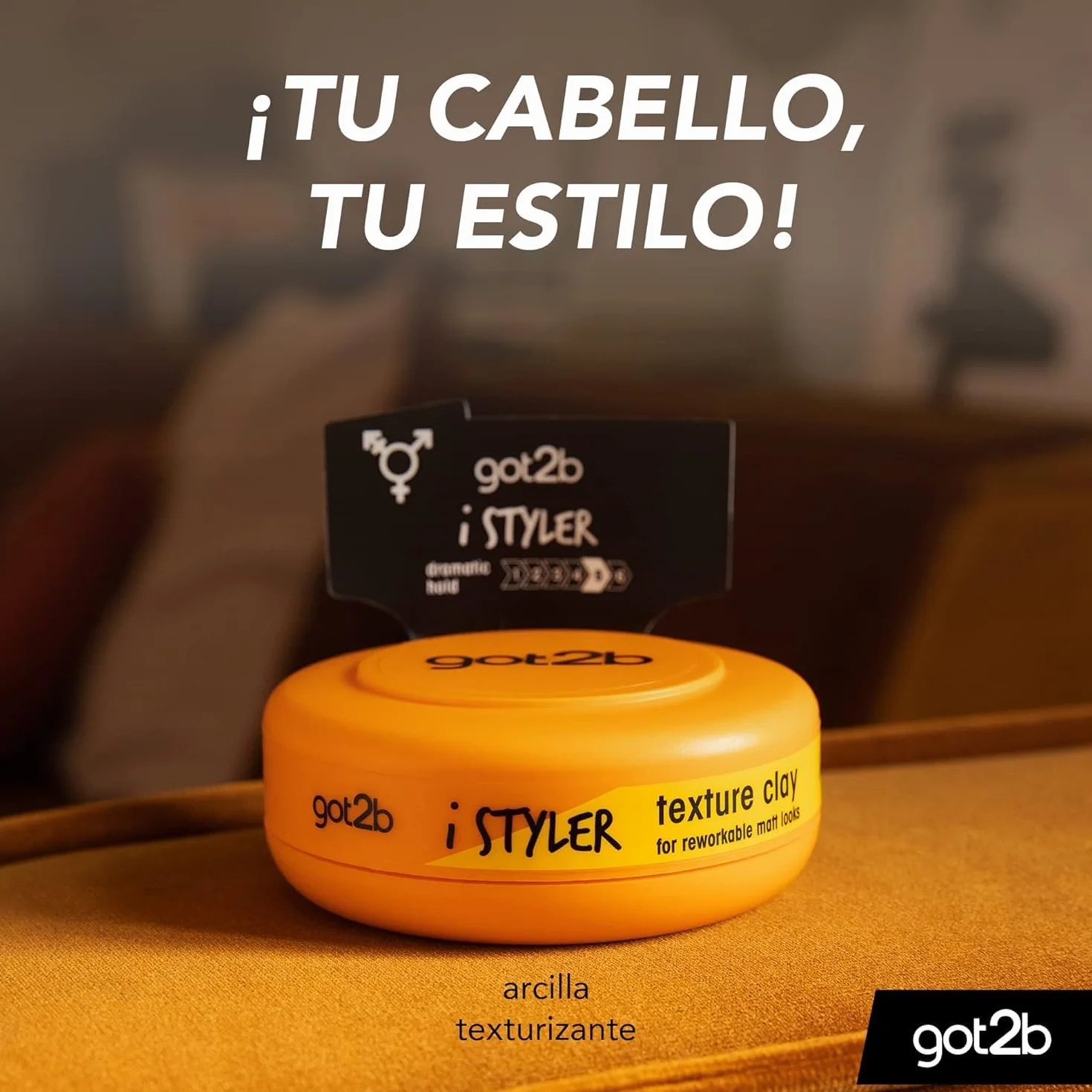 got2b Arcilla Texturizante iStyler 6x75 ml texturizador cabello arcilla moldeador pelo mate fijación nivel 5