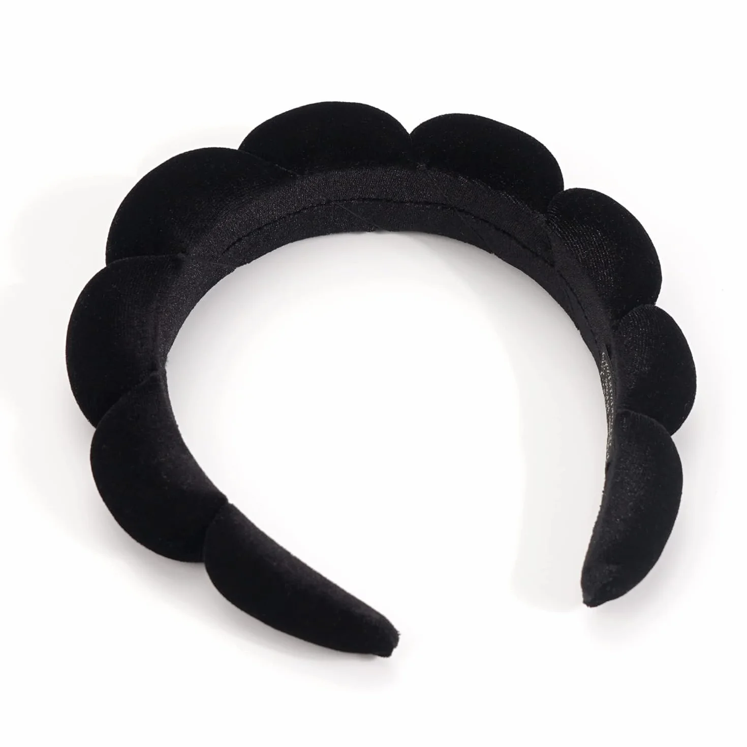 DRESHOW Diadema Spa para Mujeres con Esponja para Lavarse la Cara Nubes Suave Tejido de Rizo Cuidado de la Piel Maquillaje