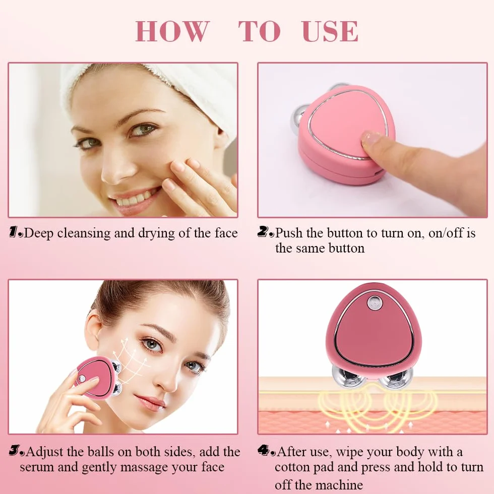 Masajeador Facial Microcorriente Antiarrugas Lifting USB