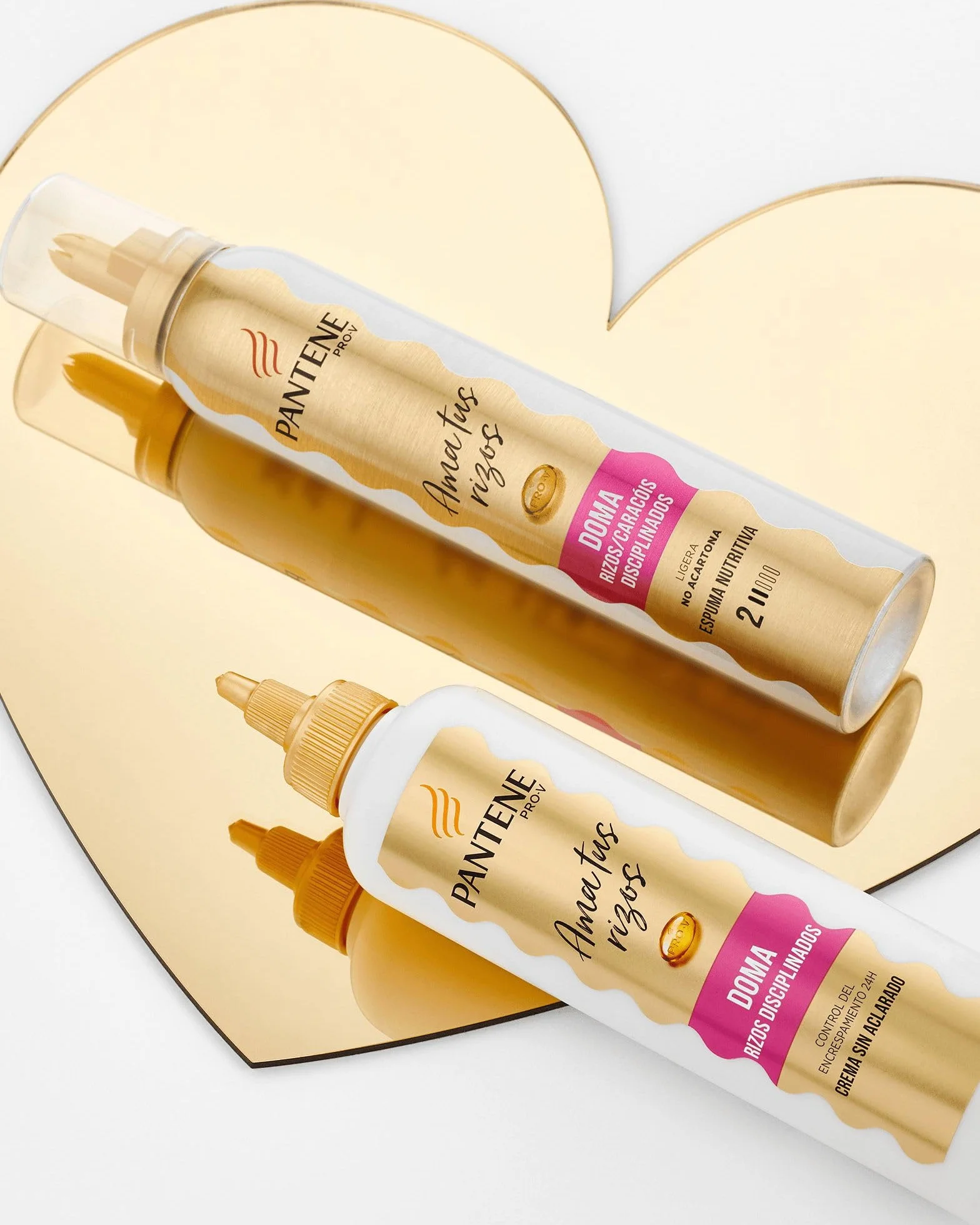 Pantene Pro-V Crema De Peinado Sin Aclarado Rizos Disciplinados 270ml Control Encrespamiento 24h