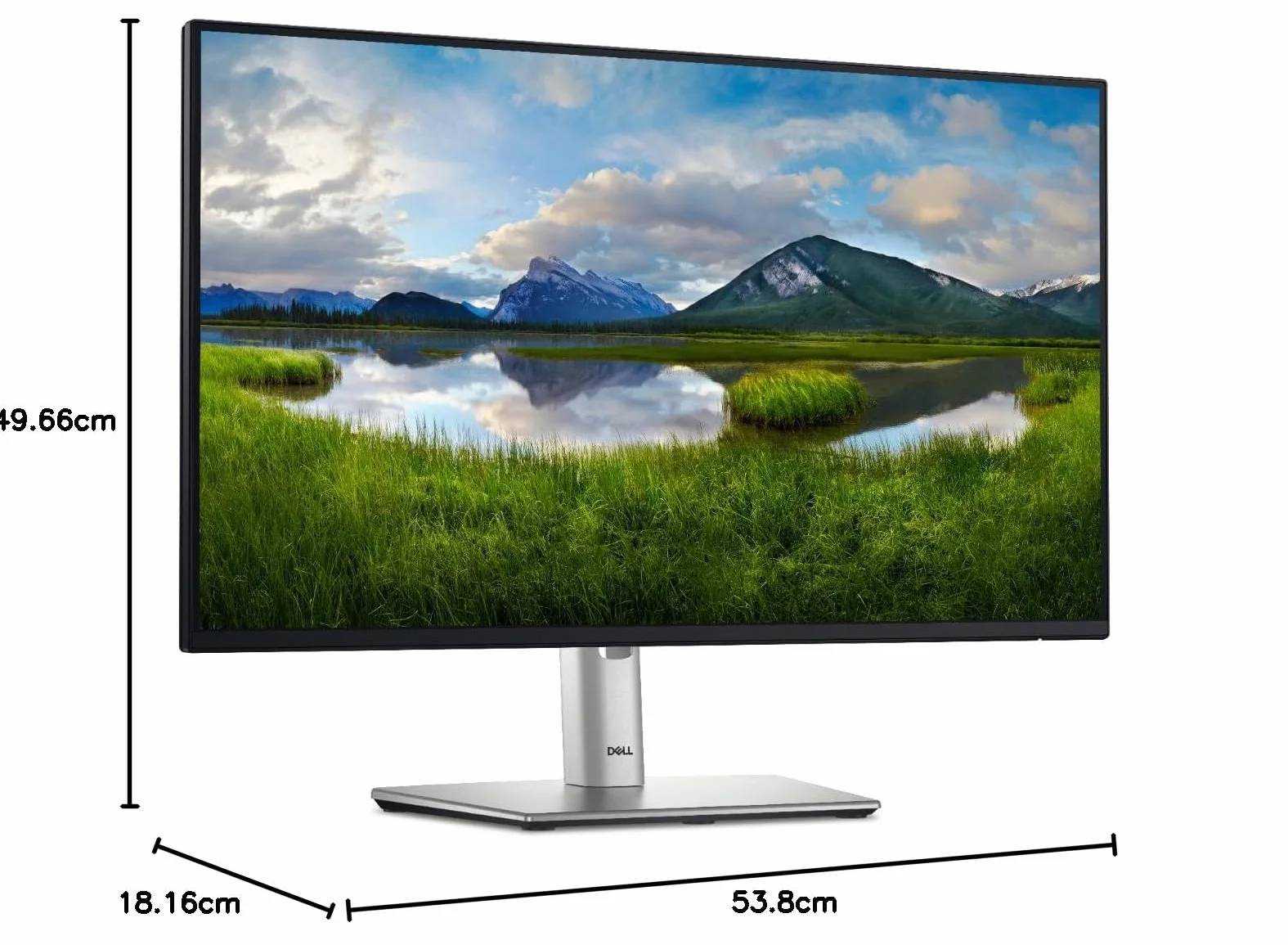 Dell P2425H 24" Full HD 1920x1080 Monitor 100Hz IPS 5ms 99% sRGB USB-C DisplayPort HDMI VGA Negro