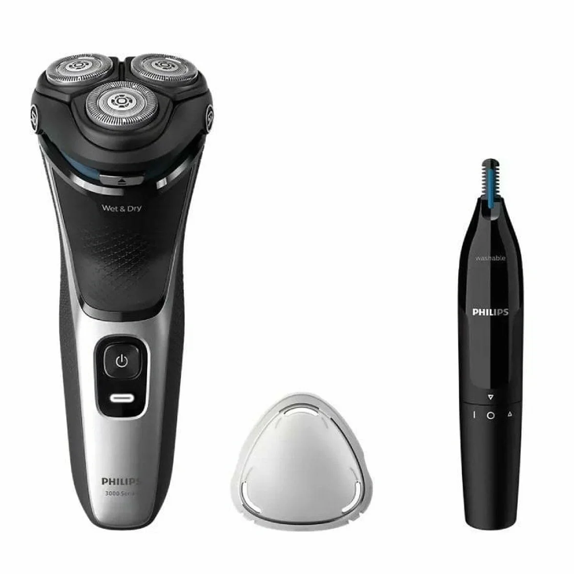 PHILIPS S3143/02 Afeitadora Mojado y seco rotación Negro Plata