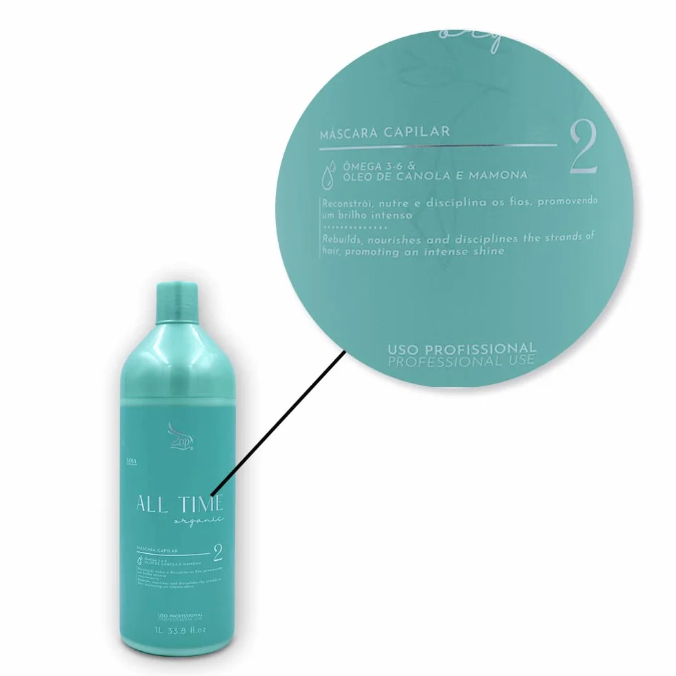 Zap All Time Smoothing System Organic Long-lasting Straightening 2x1L