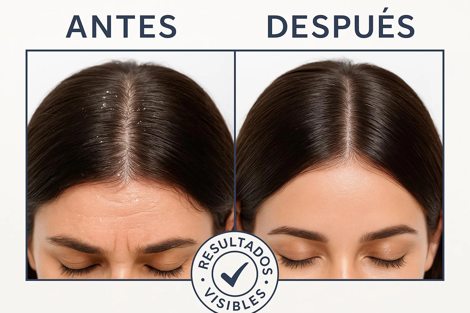 Champú Anticaspa 1000ml elimina descamación calma cuero cabelludo caspa seca grasa limpieza profunda fortalece cabello