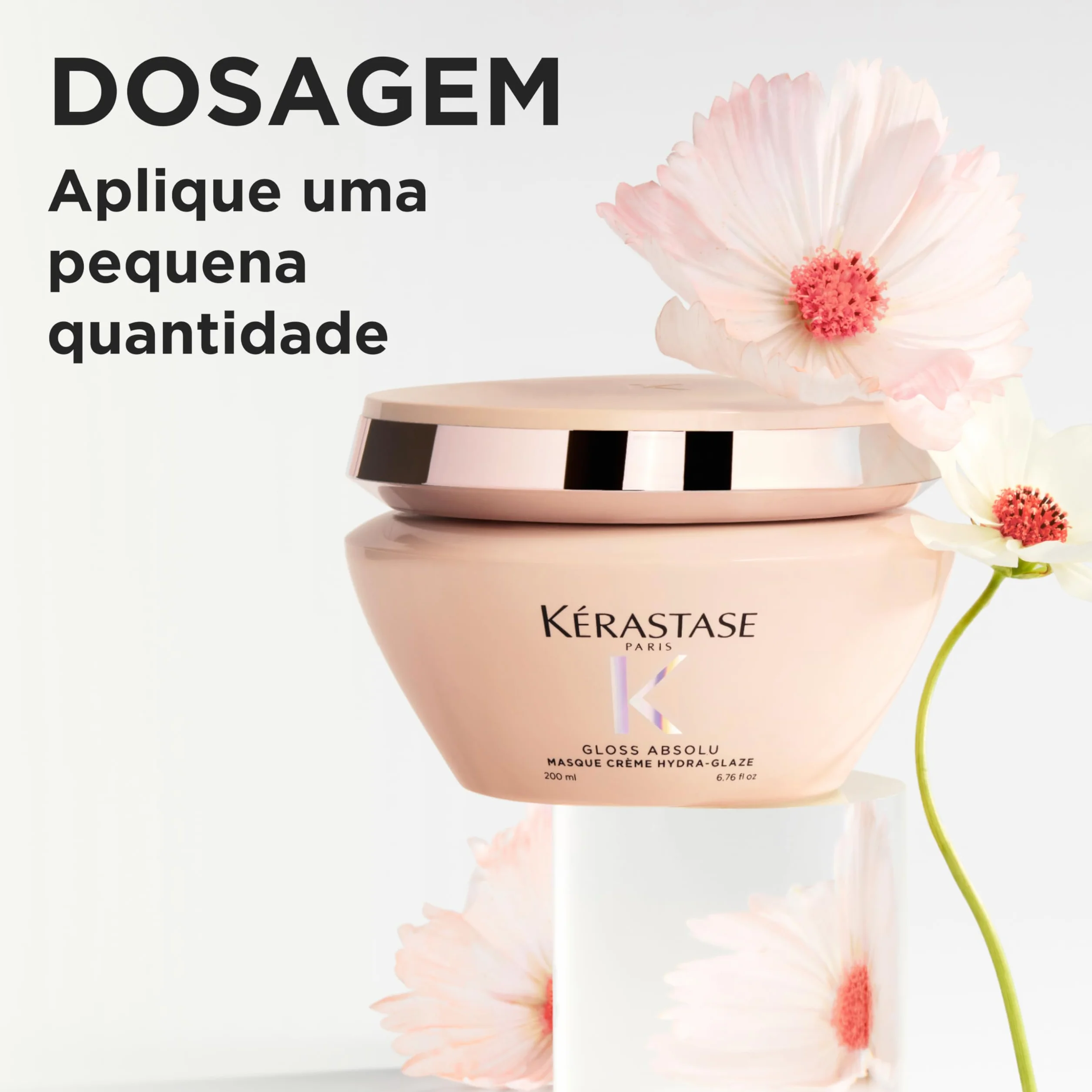 Kérastase Gloss Absolu Masque Crème Hydra-Glaze Mascarilla Cabello Encrespado 200 ml
