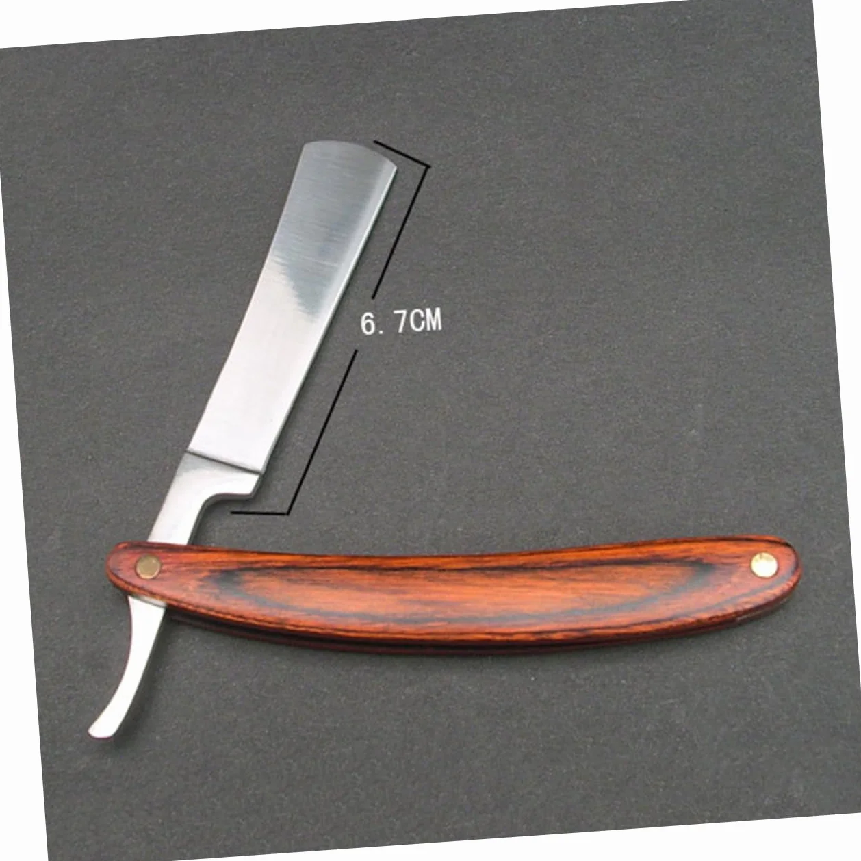 De Afeitar Clásica Mango De Madera Acero Afeitadora Peluquería