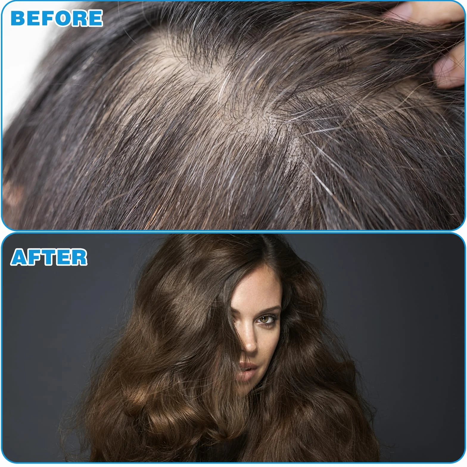 Cintas de extensión de cabello de doble cara, cinta adhesiva de repuesto para extensiones de cabello humano