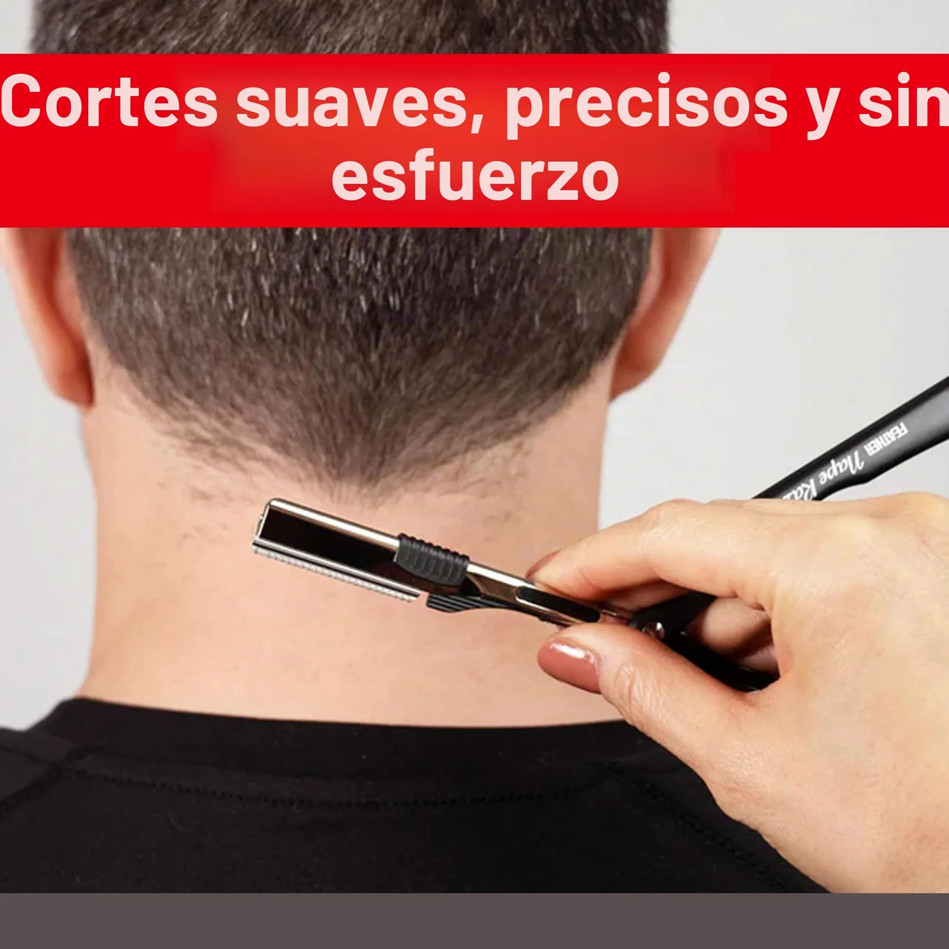 Feather Nape Razor, Estuche para navajas, cuchillas y maquinillas de afeitar - 30 gr.