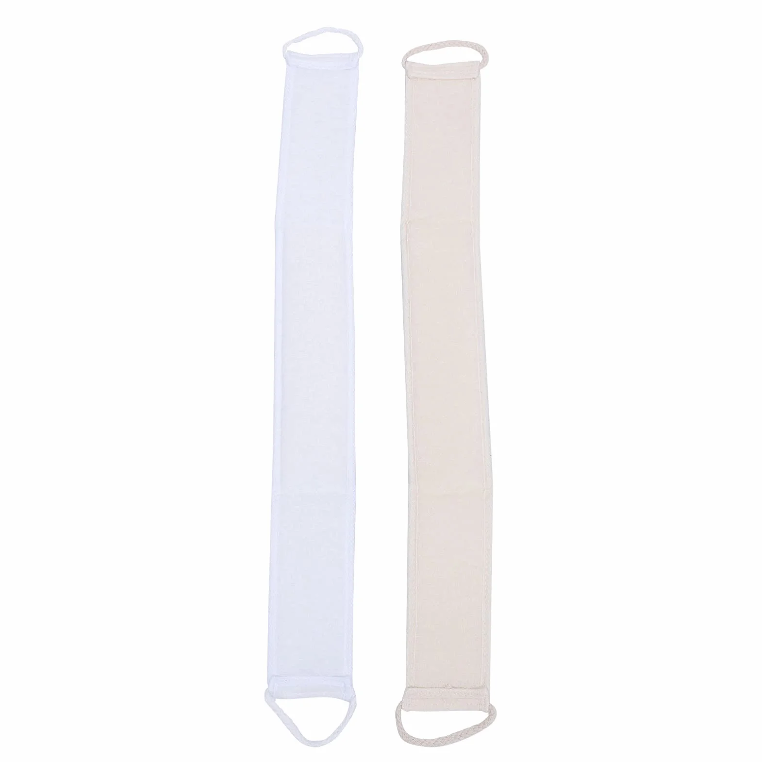 CJBHSD Esponja de Esponja Vegetal Larga para baño, 2 uds, cinturón depurador de Espalda para Ducha, Correa Exfoliante de baño de Doble Cara para Mujeres y Hombres, Suministros de baño