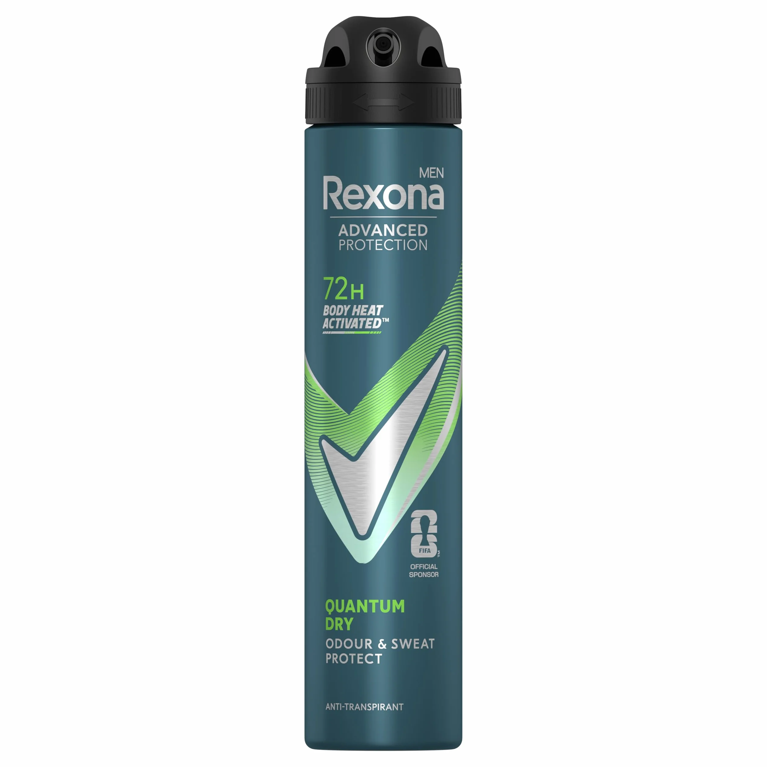 Rexona Men Desodorante Antitranspirante en Aerosol Quantum Dry 200 ml