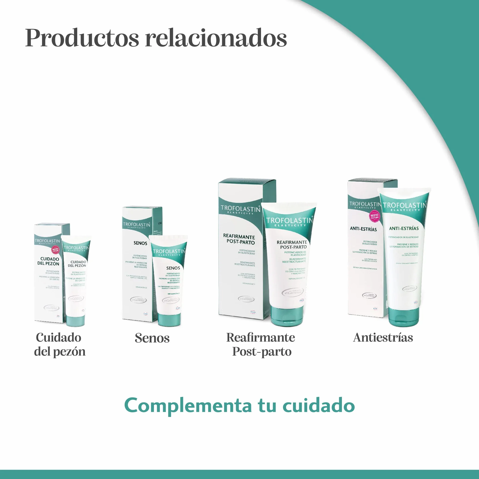 Trofolastin Crema Antiestrías Reafirmante 250ml con Centella Asiática