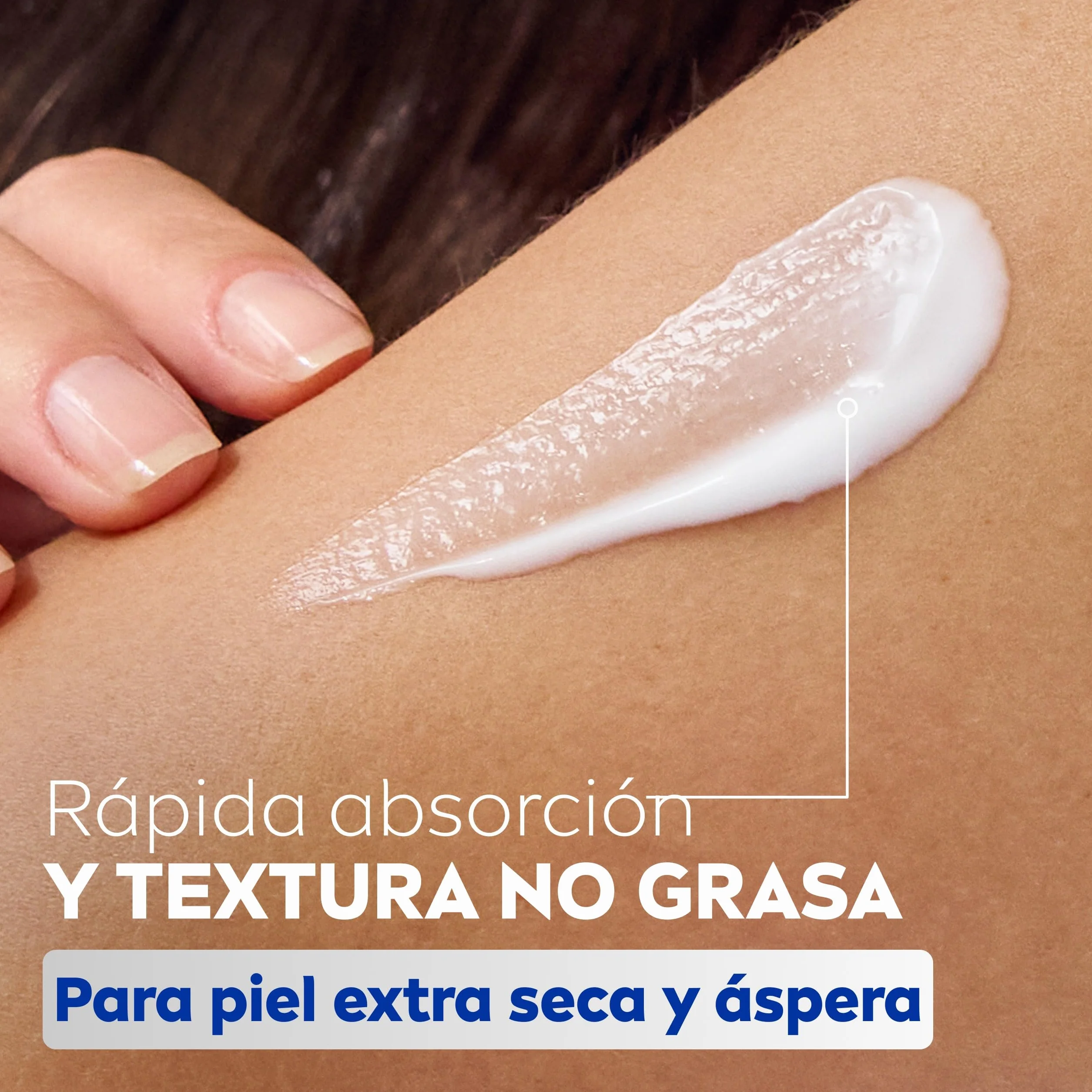 NIVEA Repara & Cuida Crema hidratante corporal 400 ml con glicerina y urea, 72 h hidratación para piel extra seca