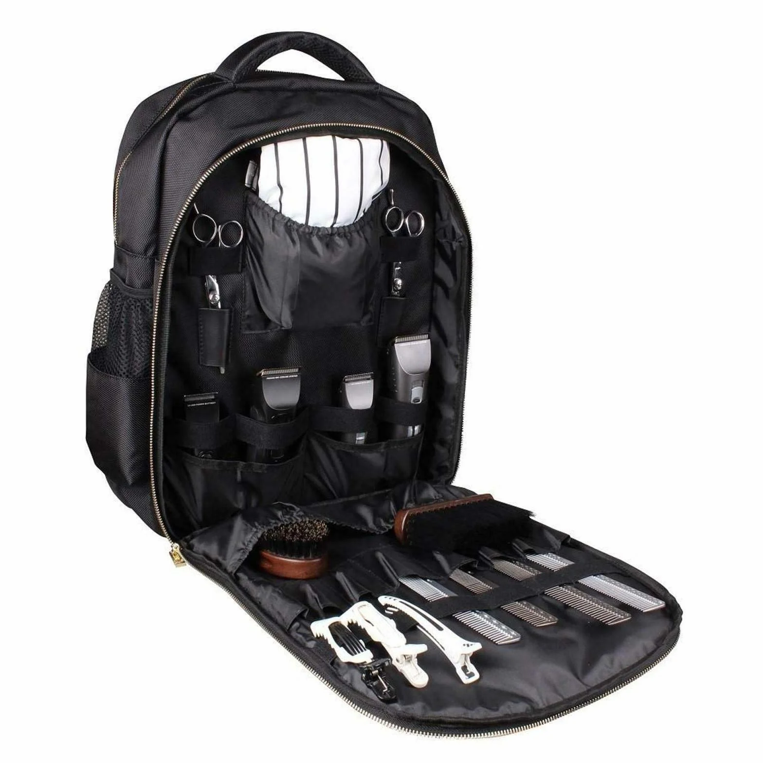 Mochila de barbero, herramienta multifuncional para peluquería, bolsa de viaje para herramientas de maquillaje, organizador para tijeras Clippers, mochila portátil