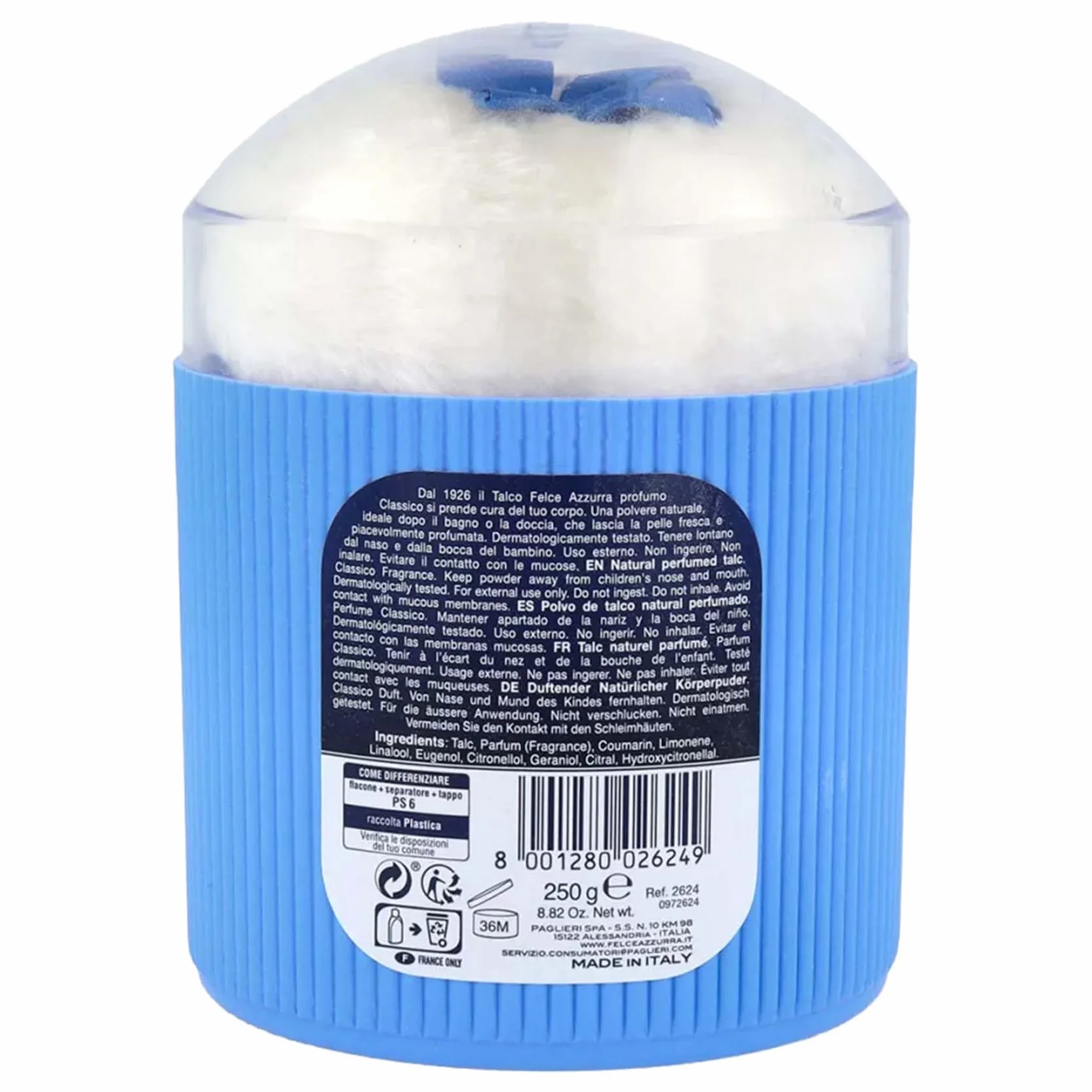 Felce Azzurra Polvo de Talco Perfume Classico 250 g
