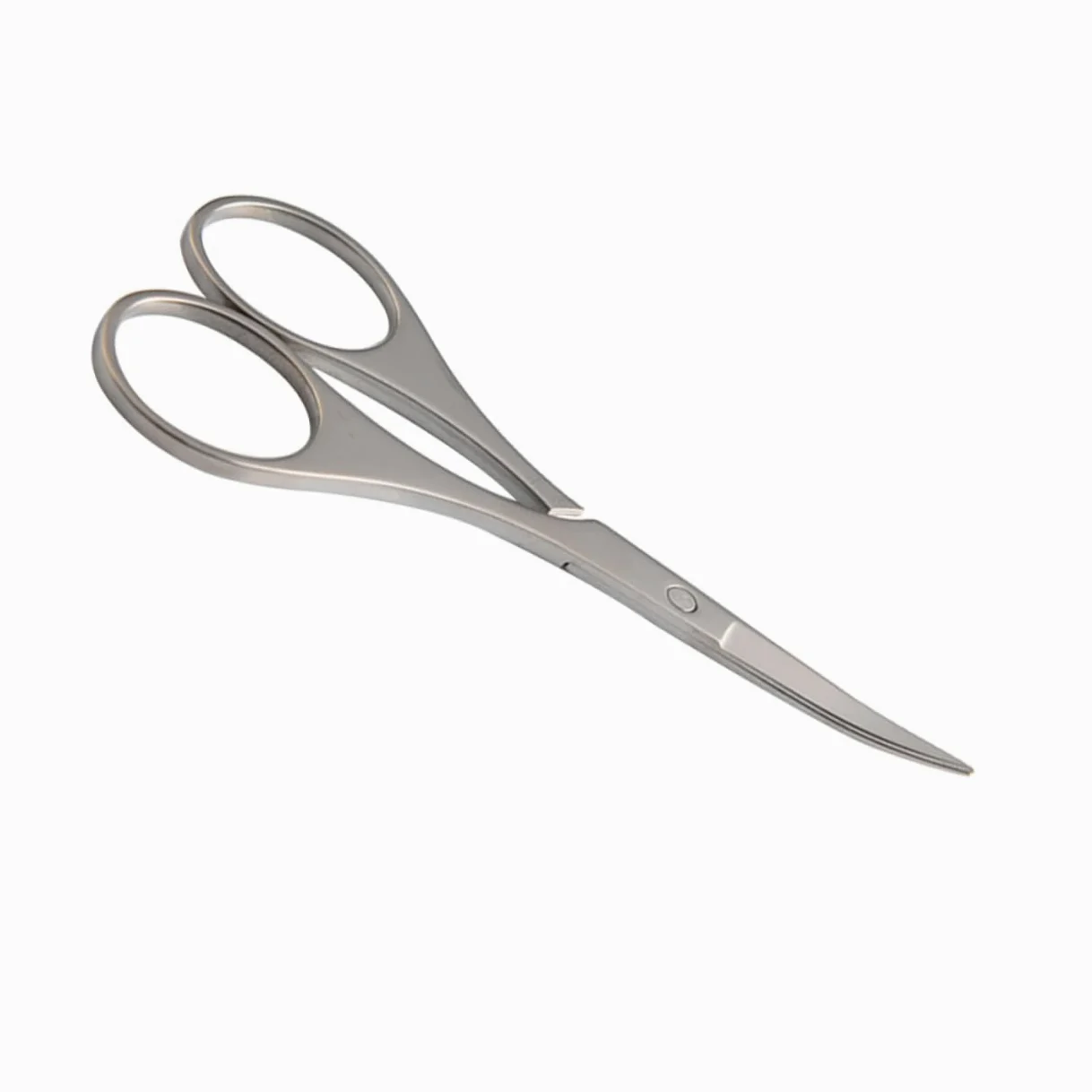 FRCOLOR Tijeras Vibrissa de Acero Inoxidable para Recortar Cejas y Vello Nasal Puntas Redondeadas Seguras
