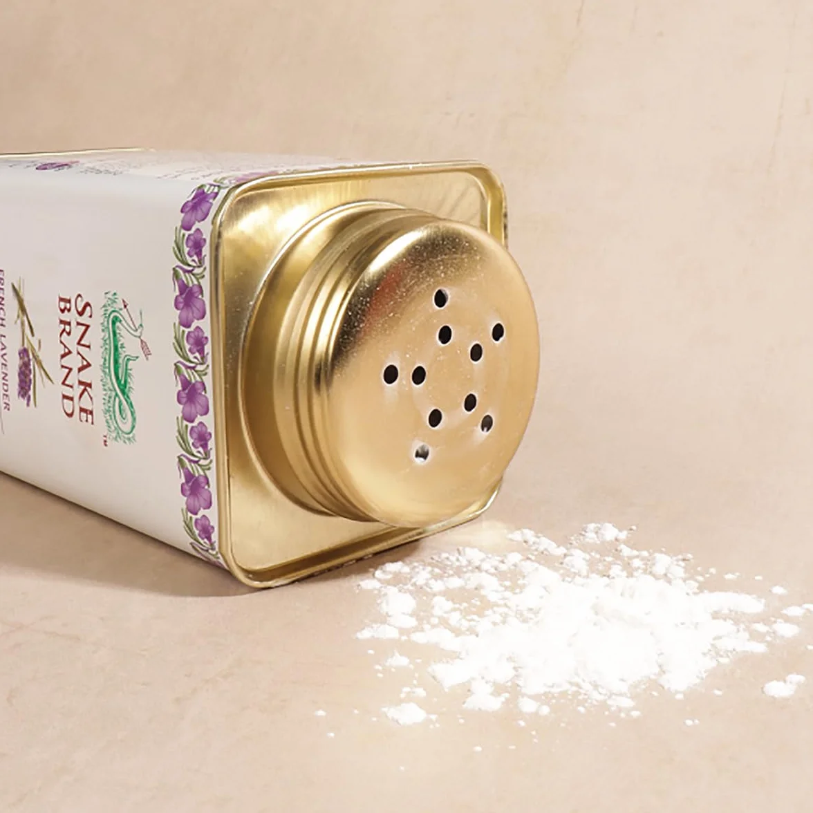 Polvo corporal de enfriamiento con calor espinoso SNAKE BRAND 140 g lavanda relajante paquete de 2