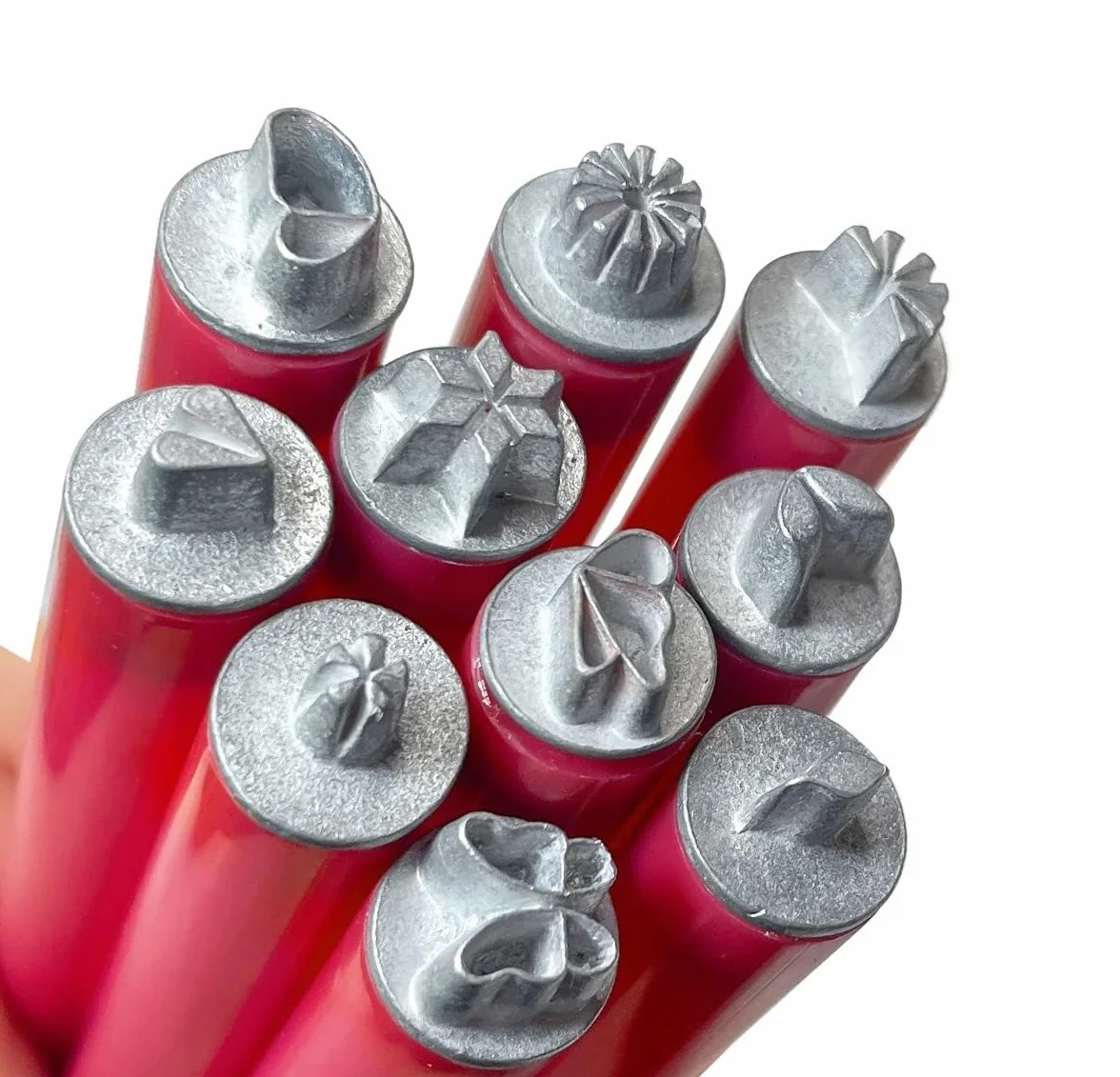 Juego de 15 bolígrafos de estampación for decoración de uñas, Profesionales y Elegantes, Plantilla de Metal 9D, Herramienta for Pintar uñas DIY, 6/10/15 Piezas(03-10pcs)