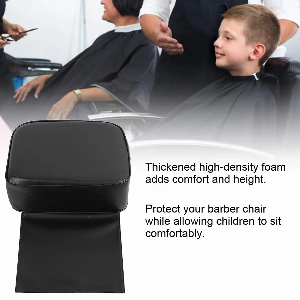 FILFEEL Cojín Elevador para niños Barber Negro Silla de peluquería SPA
