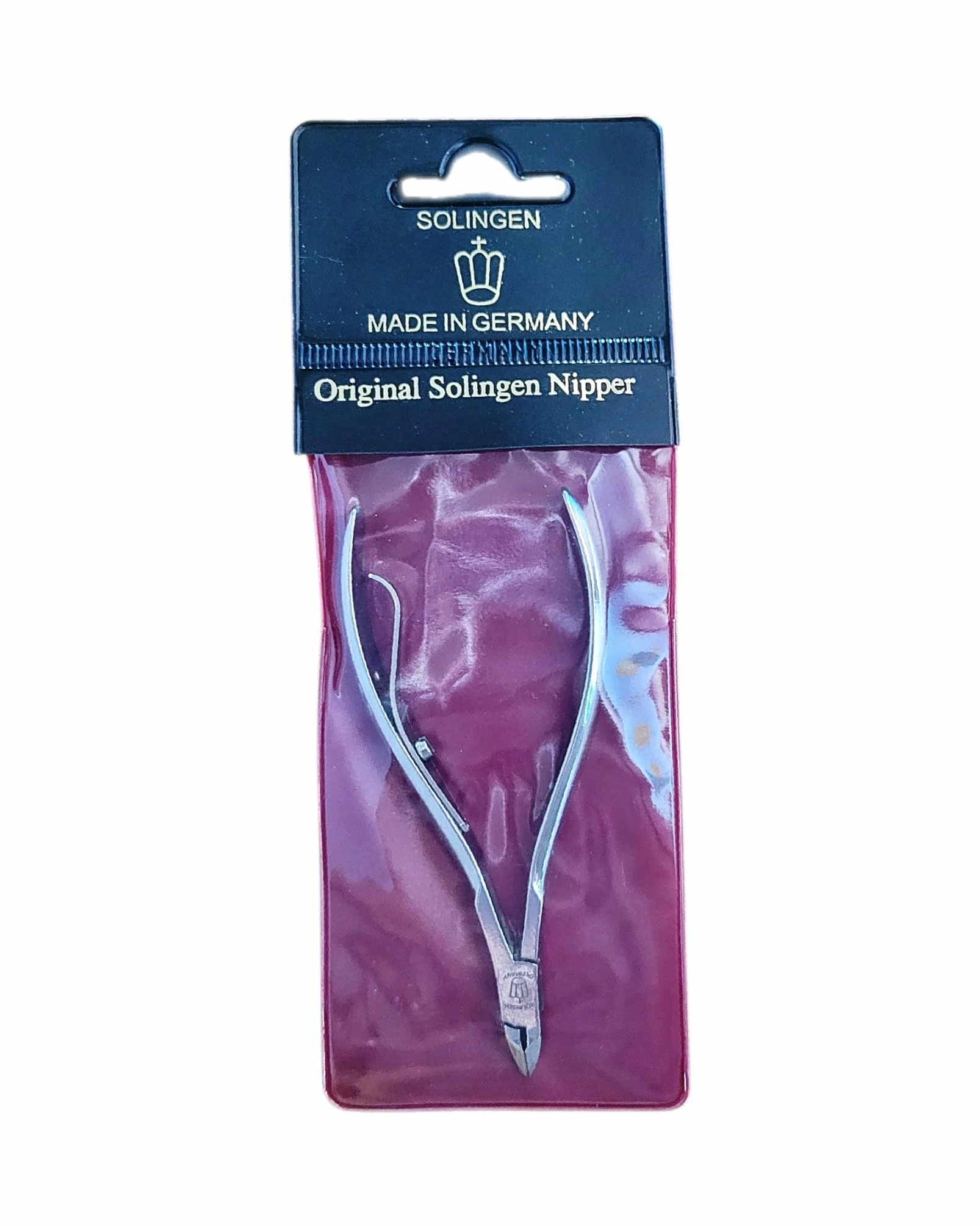 Solingen - Alicates para cutículas vendidos por Ahglow. Alicates de corona de mandíbula completa (borde de corte de 7 mm) de 10 cm de largo. Manicura, pedicura, producto profesional para el cuidado de