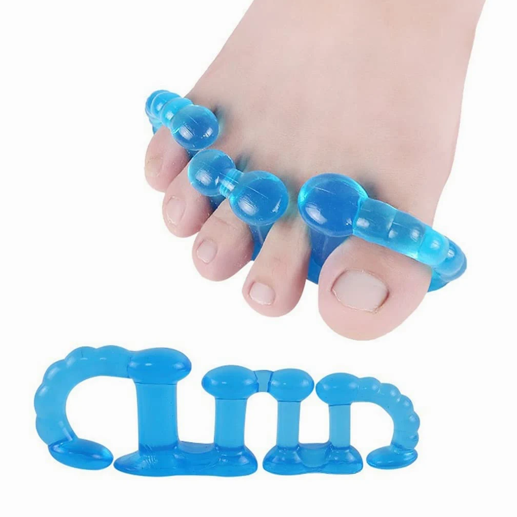 Separadores de dedos, separador de dedos, separador de dedos de gel, separador de dedos, adecuado for hombres y mujeres, dedos relajantes, pedicura, alivio de juanetes, alivio rápido del dolor de dedo