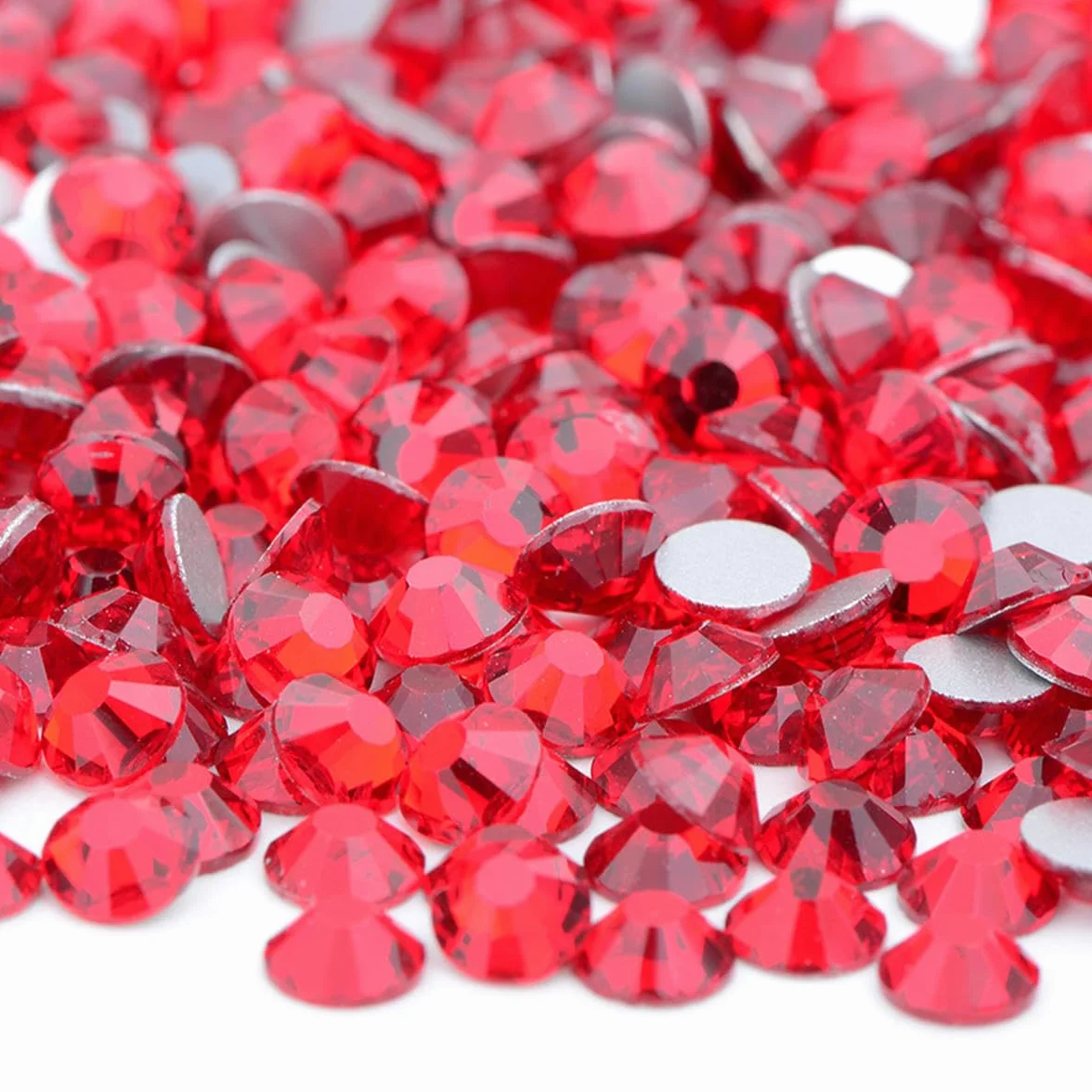 Bulk 100 Bruto SS6 8 10 12 16 20 30 Diamantes de imitación de Cristal con Parte Posterior Plana Negra Pegamento para decoración de uñas en Piedra Strass-31 Citrino-ss30 20gr 2880pcs
