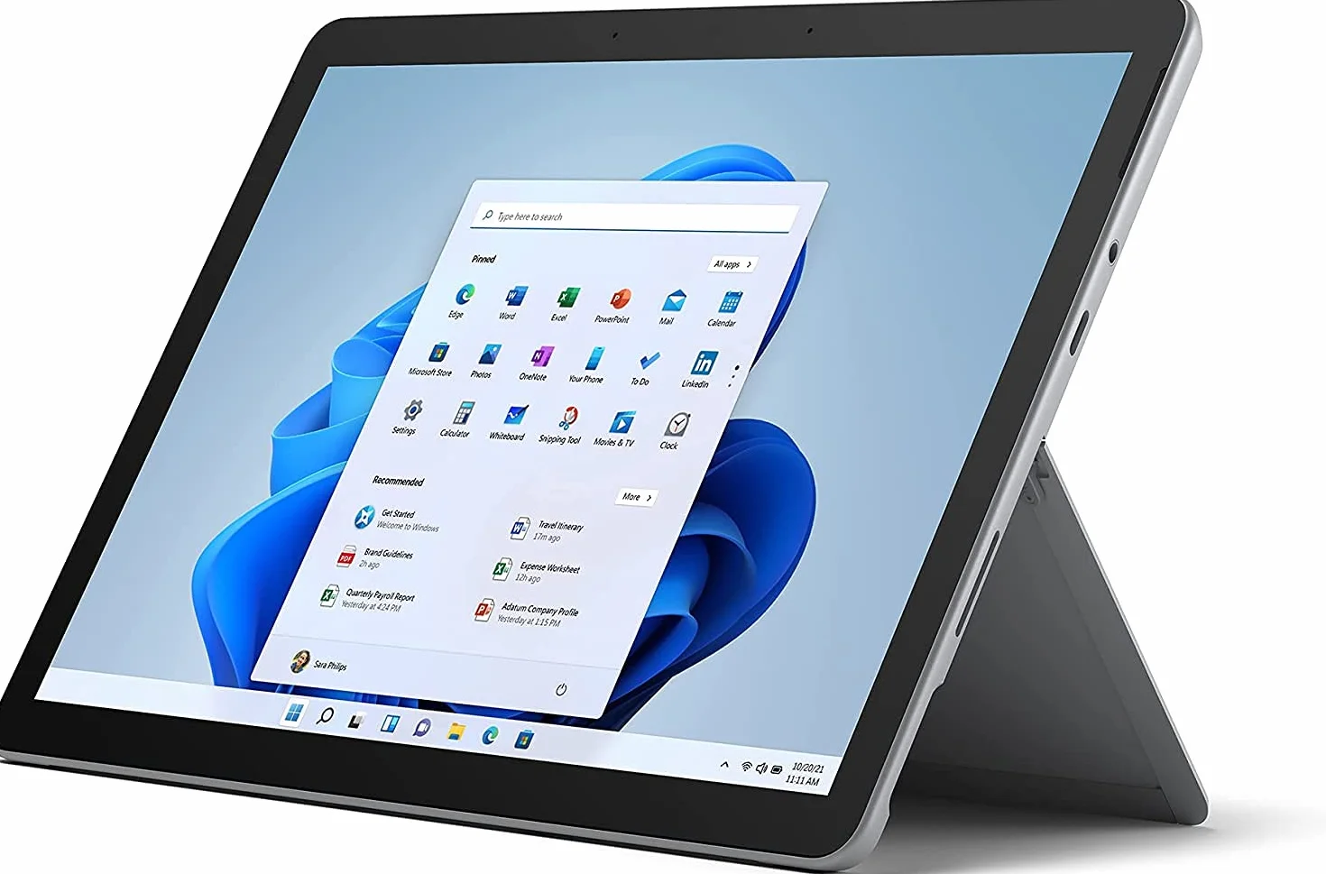 Microsoft Surface Go 3 Intel Core i3-10100Y 10.5" 8GB RAM 128GB SSD Platino Reacondicionado