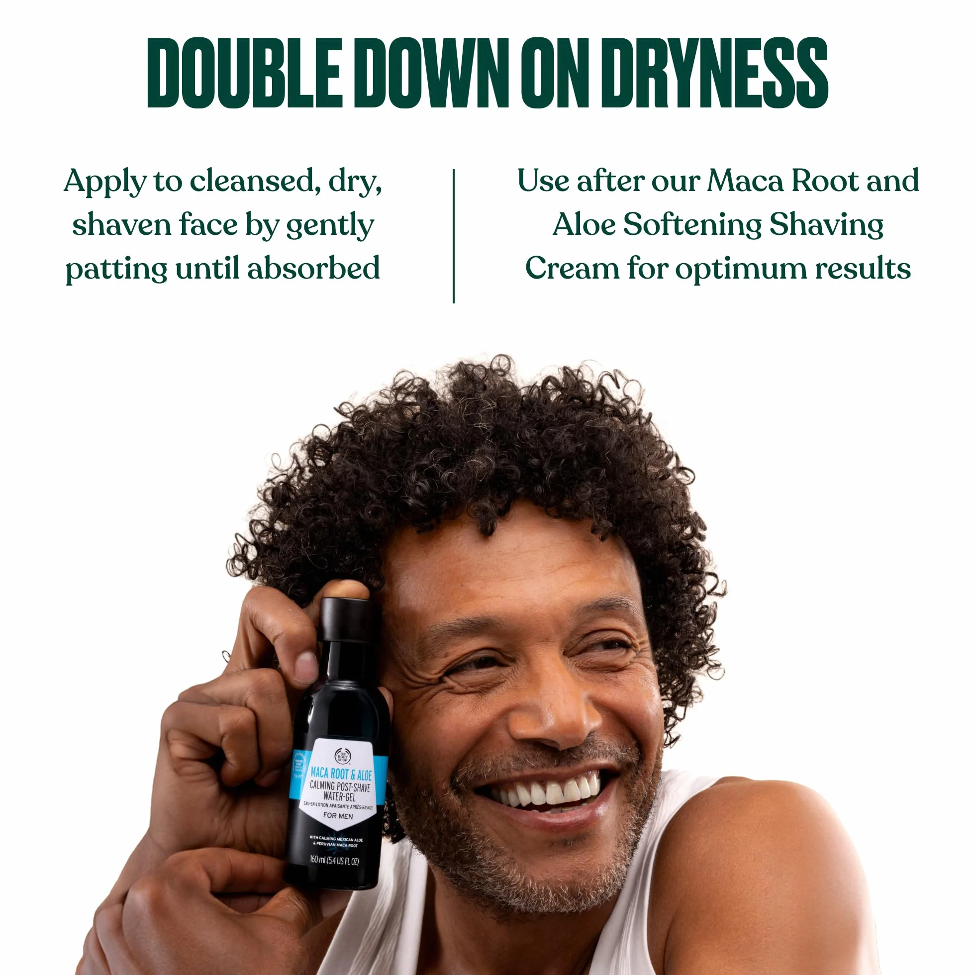 The Body Shop Maca Root & Aloe post-afeitado Gel de agua 160ml