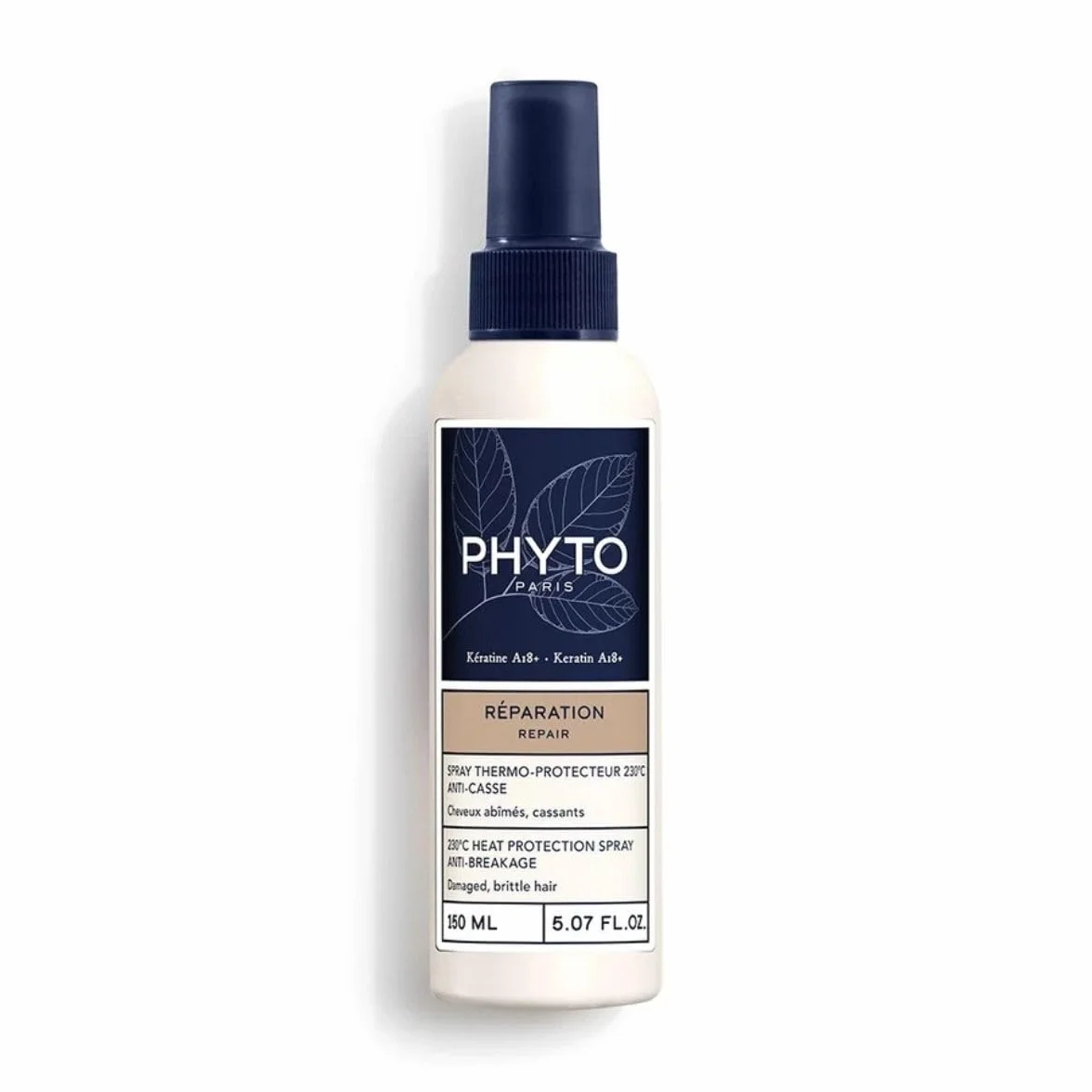 Phyto Paris Reparación Spray Termoprotector 230° Protector Calor Cabello Dañado Quebradizo Anti-Frizz Anti-Rotura Queratina